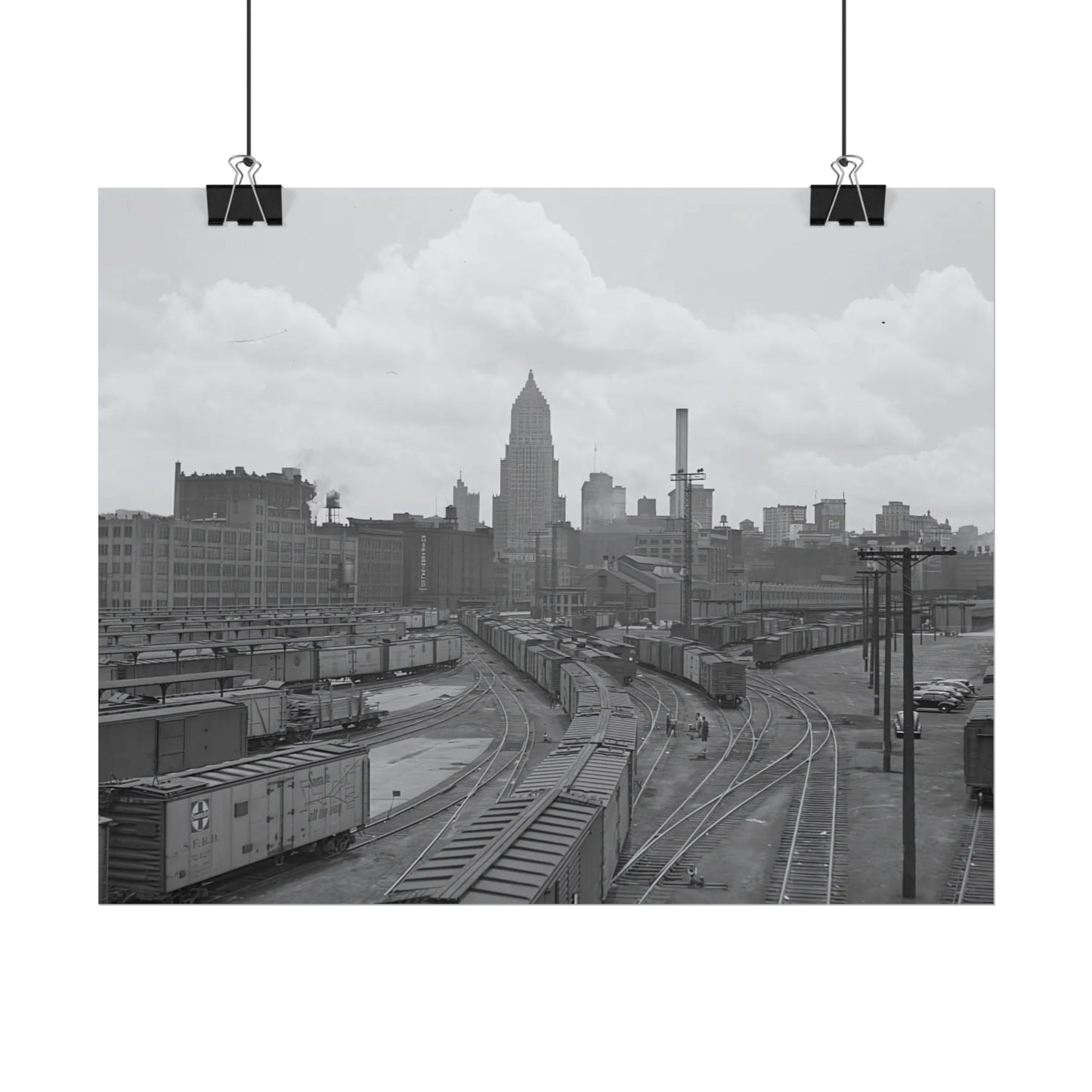 Vintage Pittsburgh Strip District Print