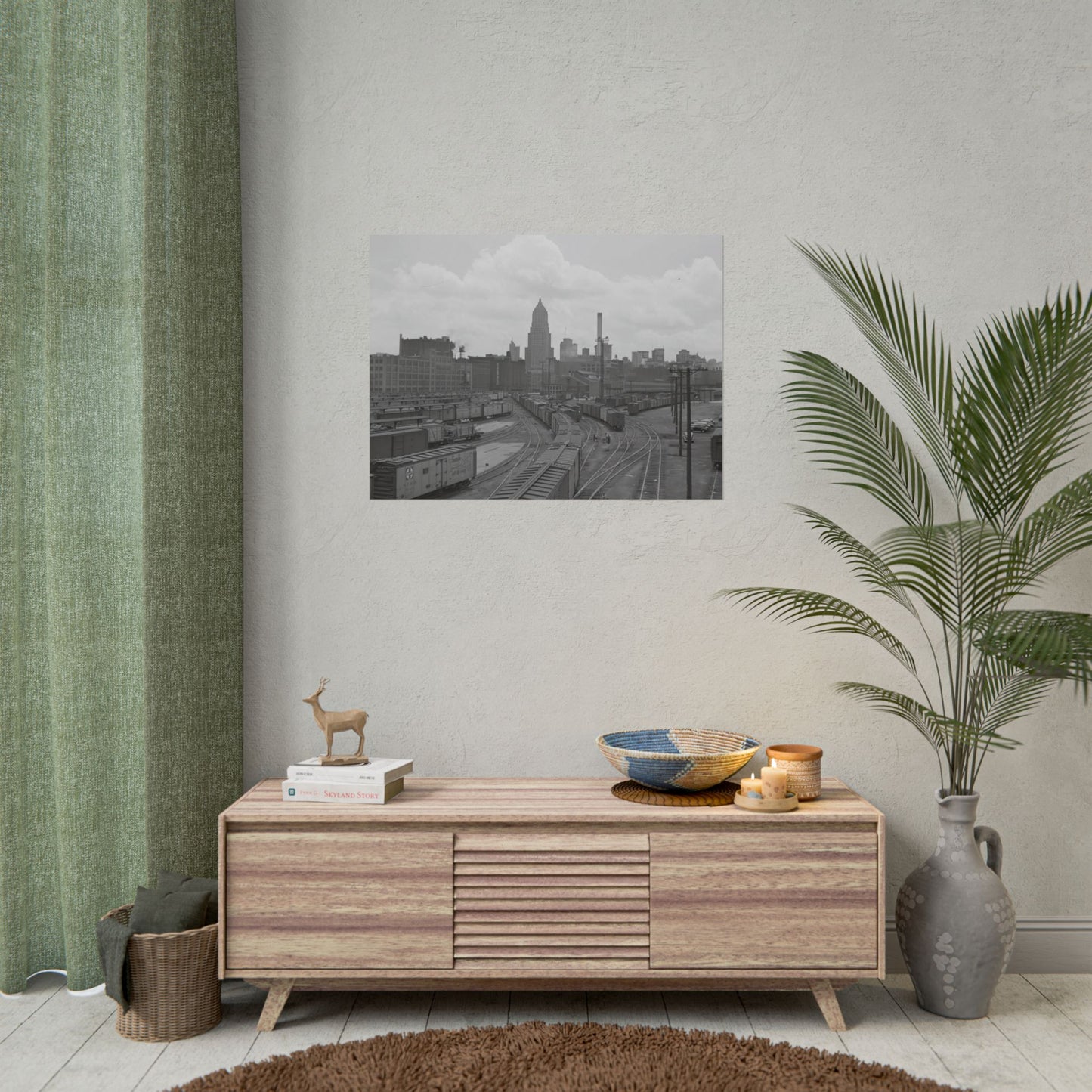 Vintage Pittsburgh Strip District Print