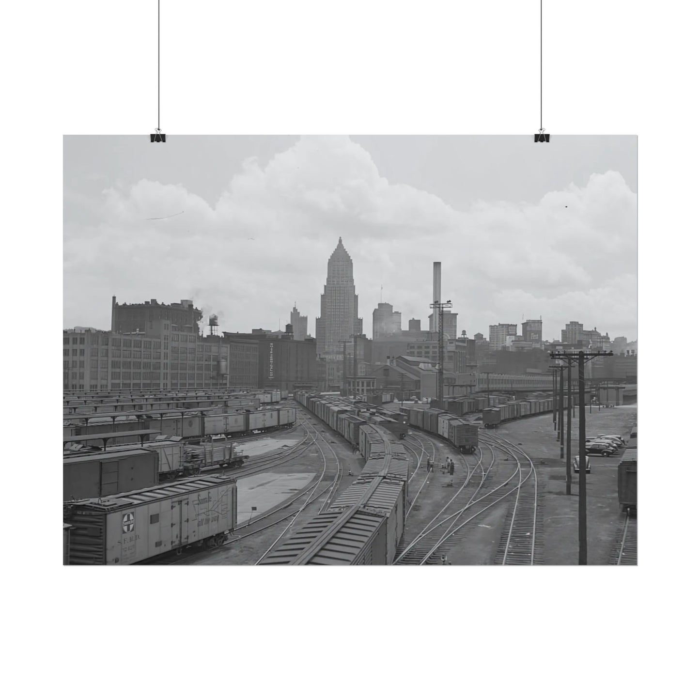 Vintage Pittsburgh Strip District Print