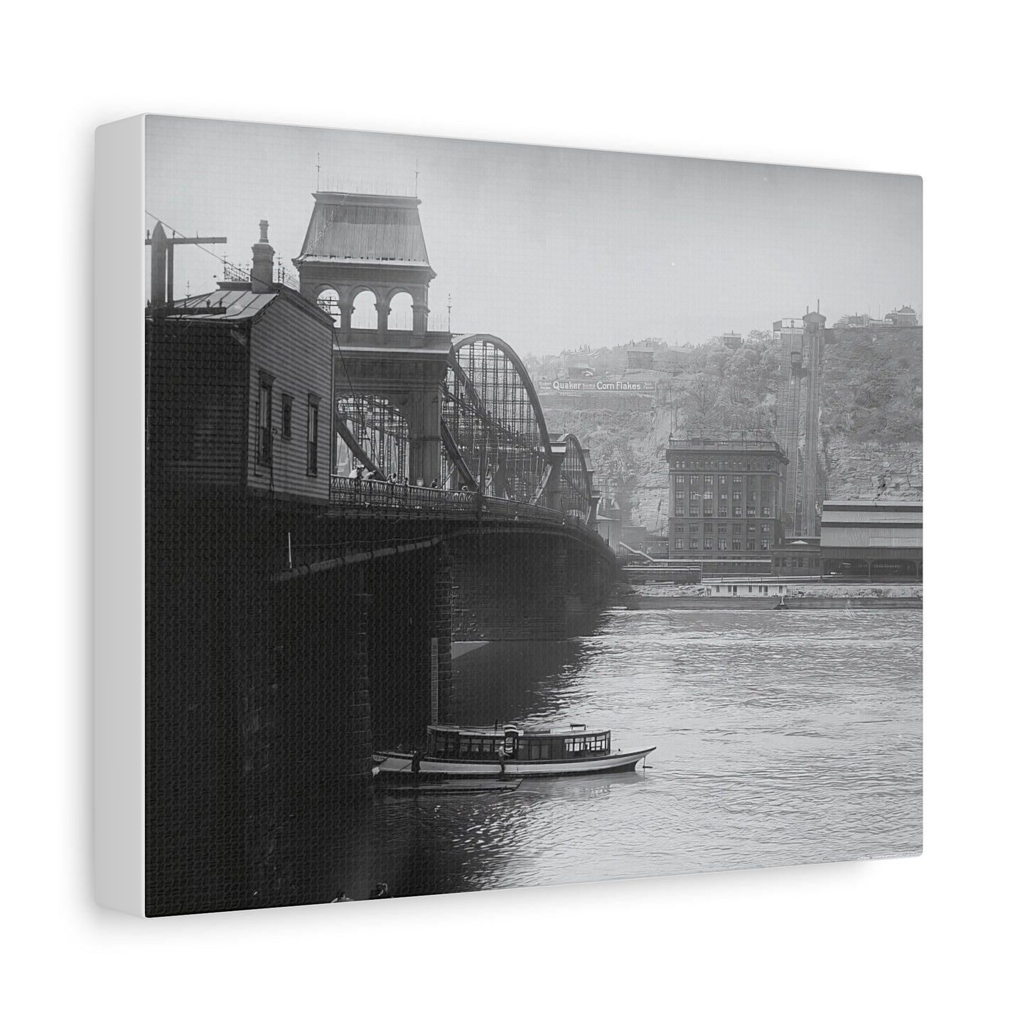 Vintage Pittsburgh Mount Washington Canvas Print
