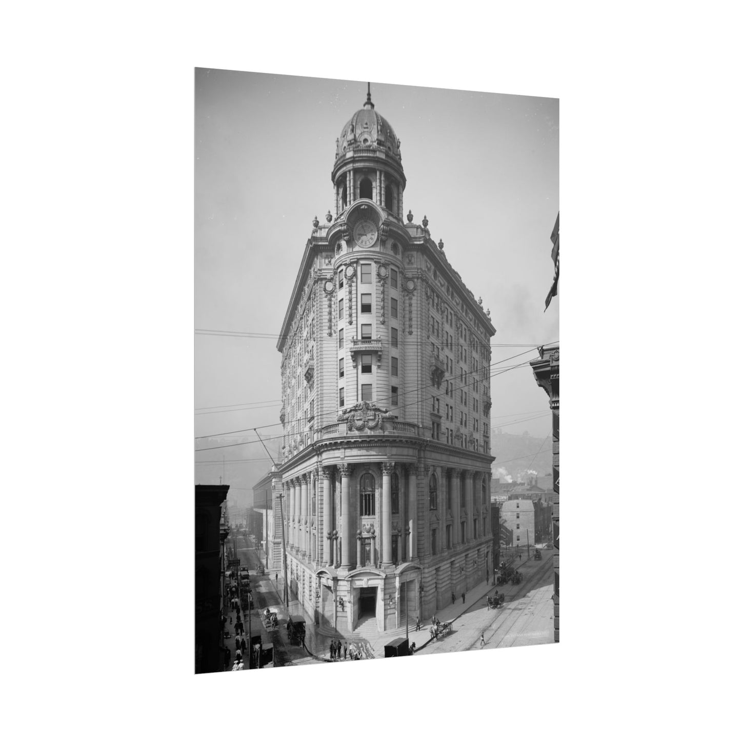 Vintage Pittsburgh Wabash Station Print