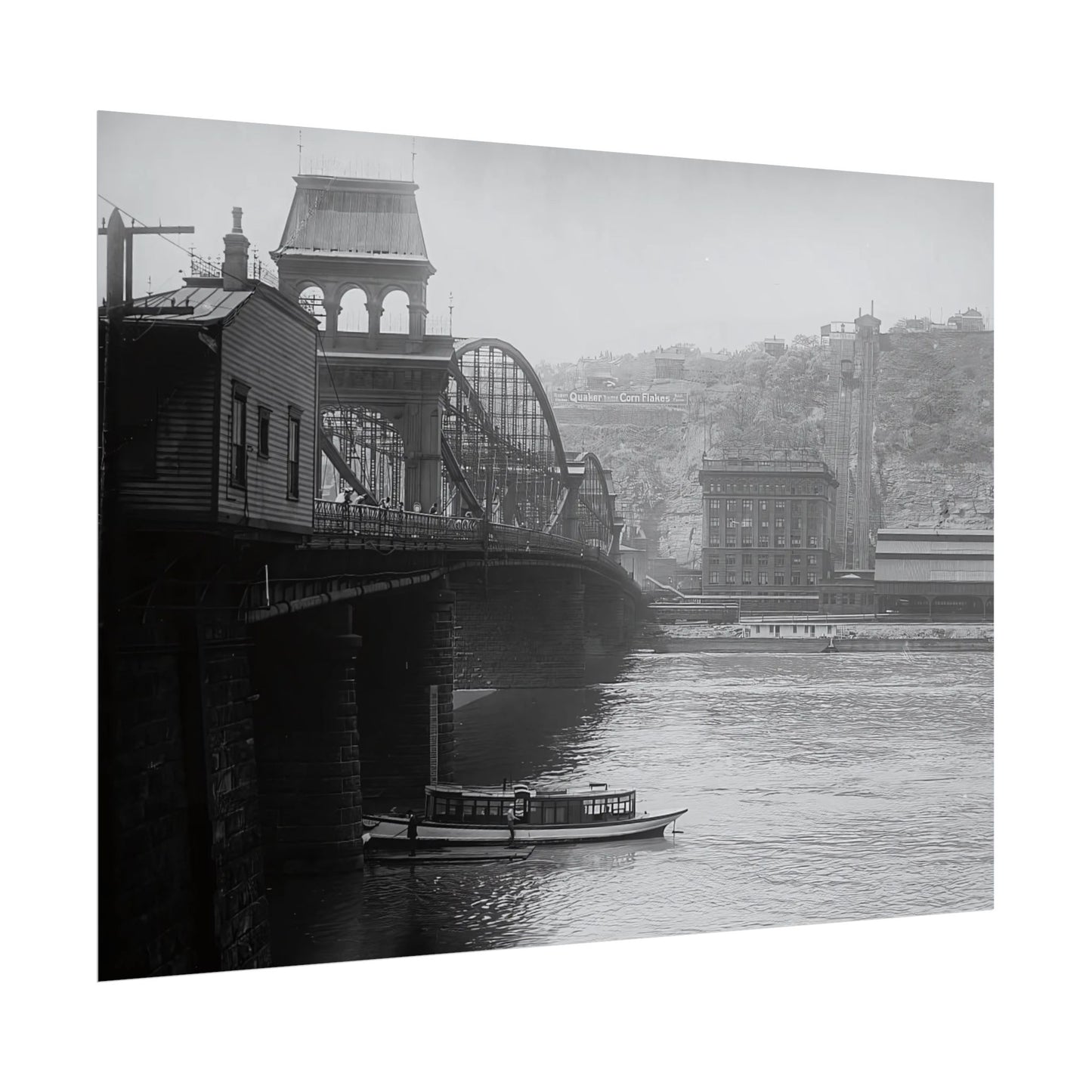 Vintage Pittsburgh Mount Washington Print