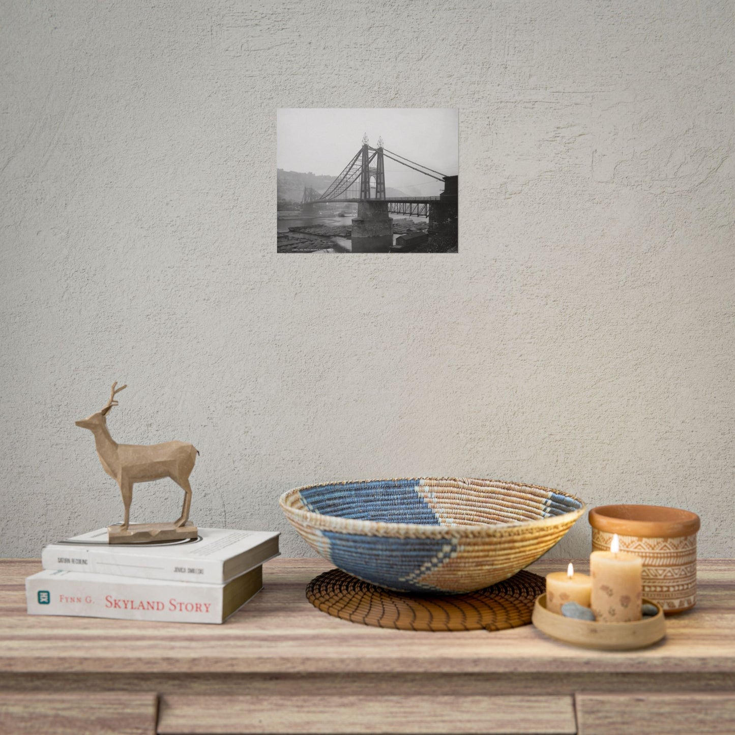 Vintage Pittsburgh Point Bridge Print