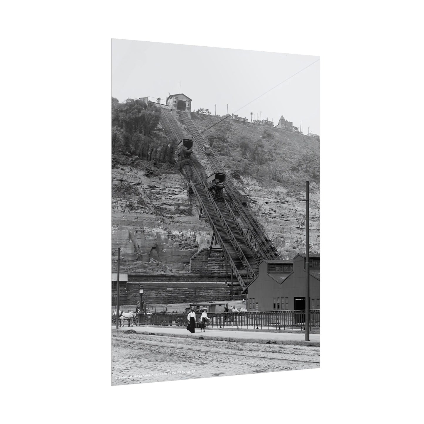 Vintage Pittsburgh Incline Print