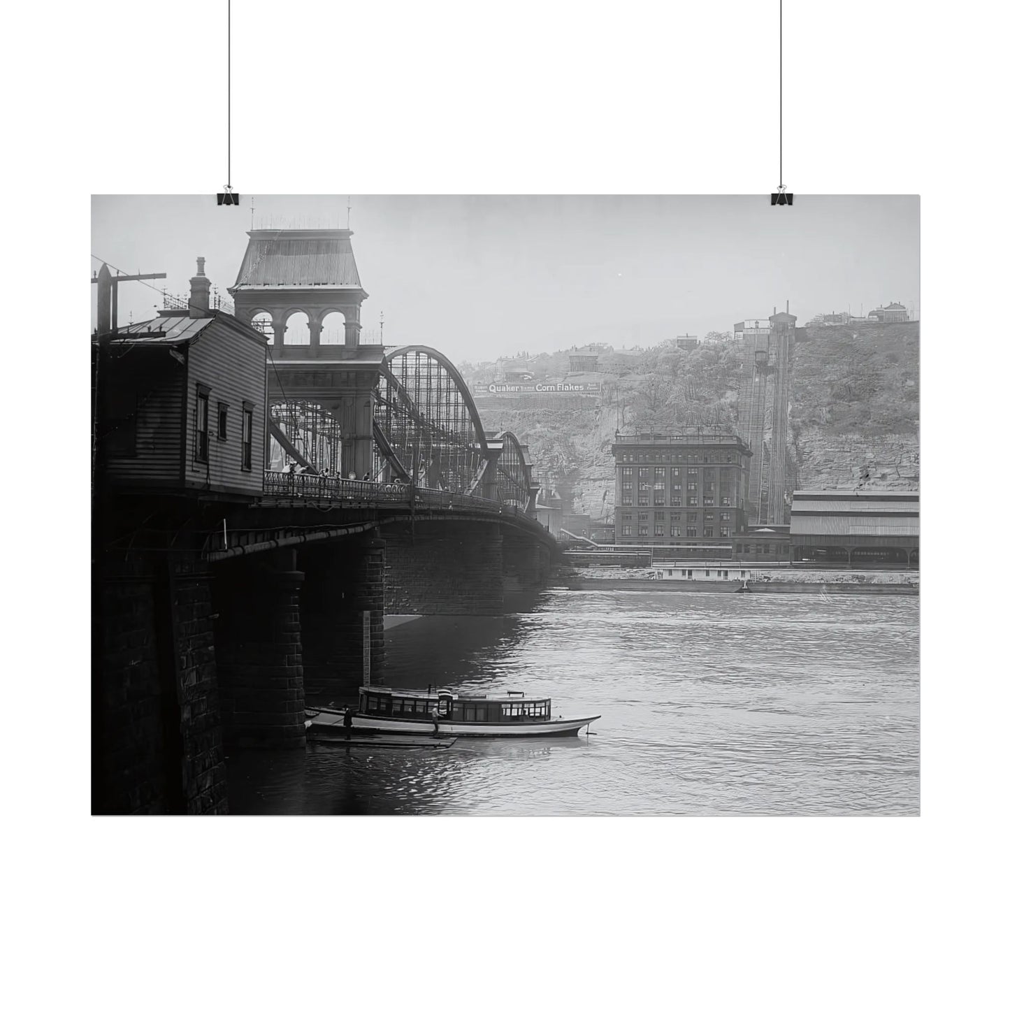 Vintage Pittsburgh Mount Washington Print