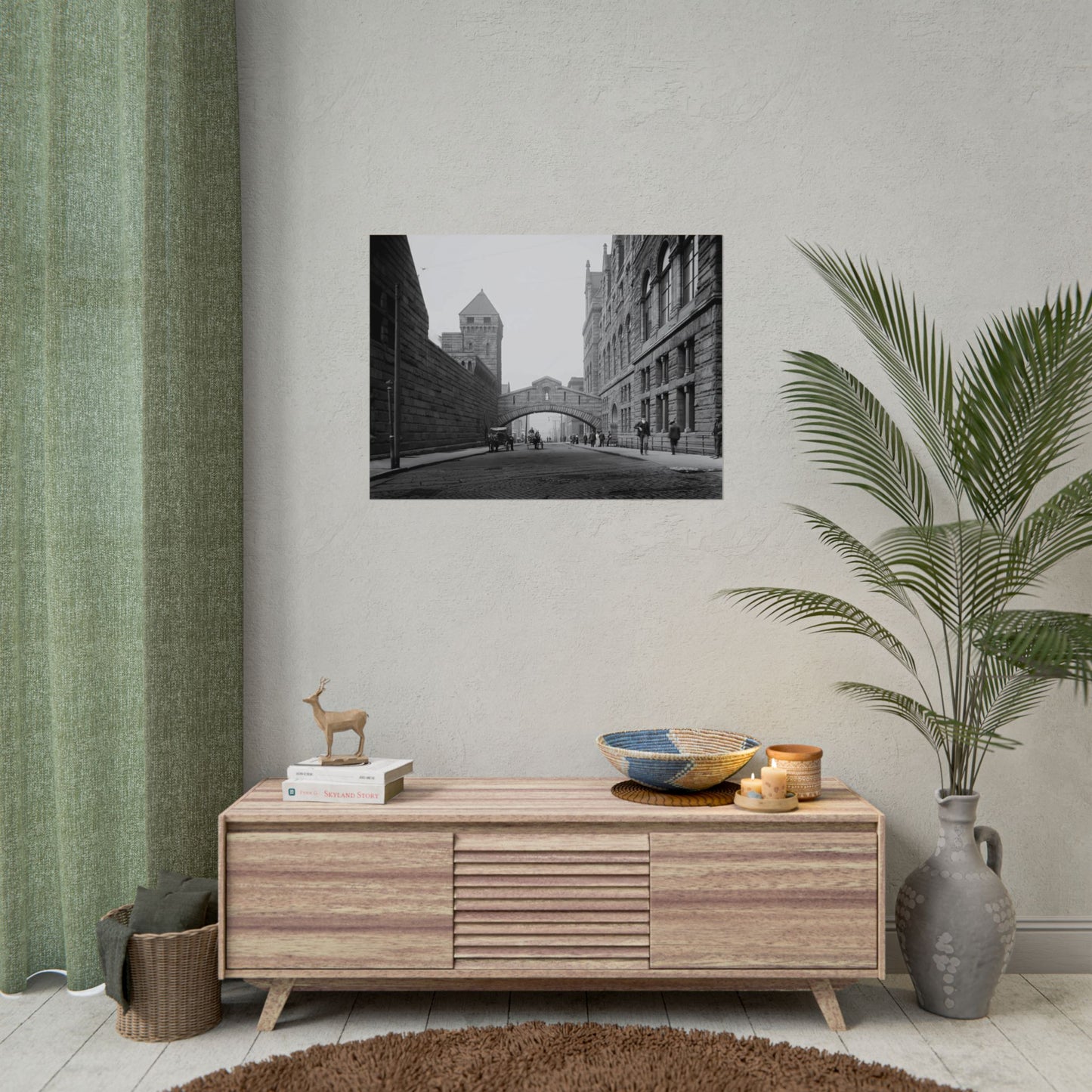 Vintage Pittsburgh Bridge of Sighs Print