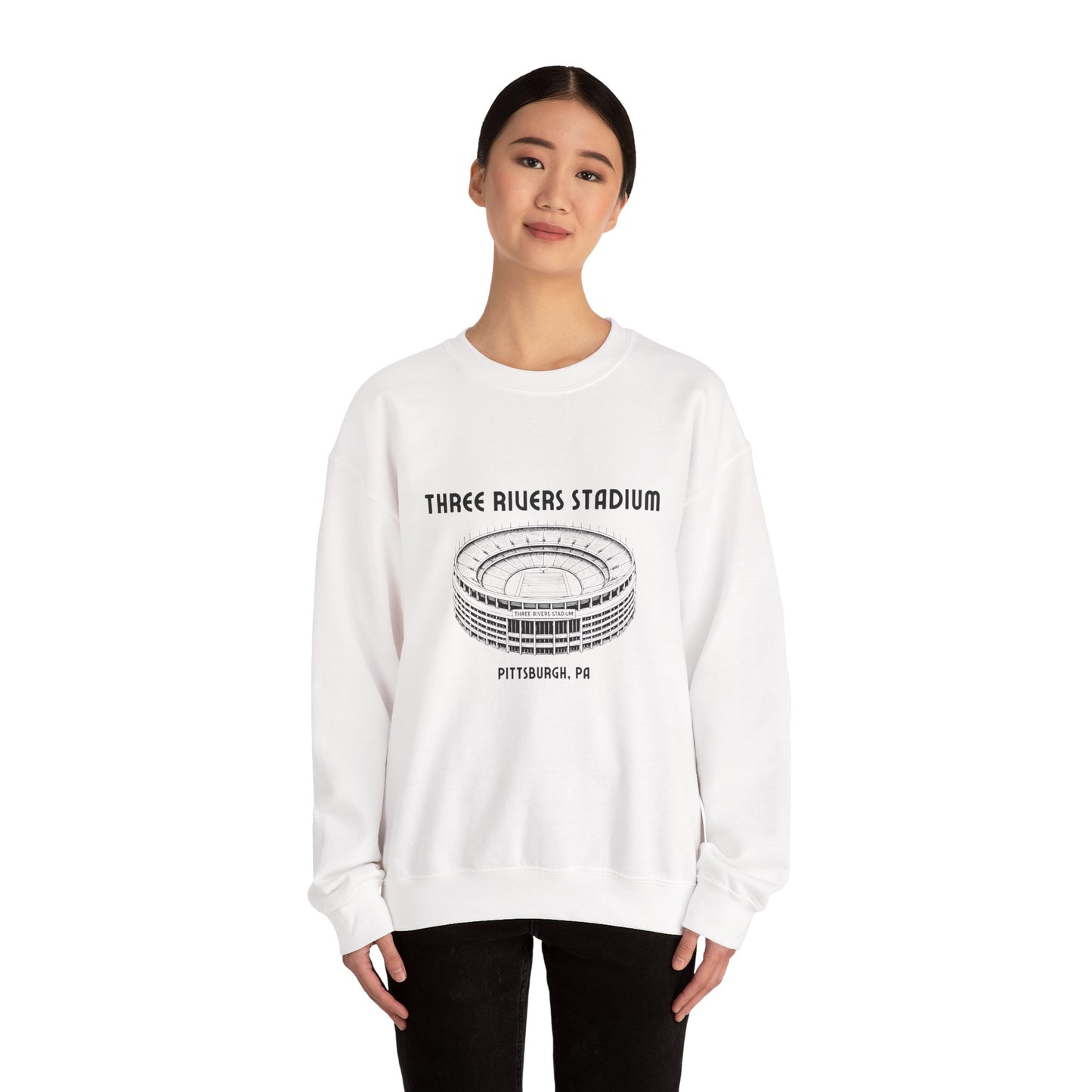Vintage Pittsburgh Three Rivers Stadium Crewneck