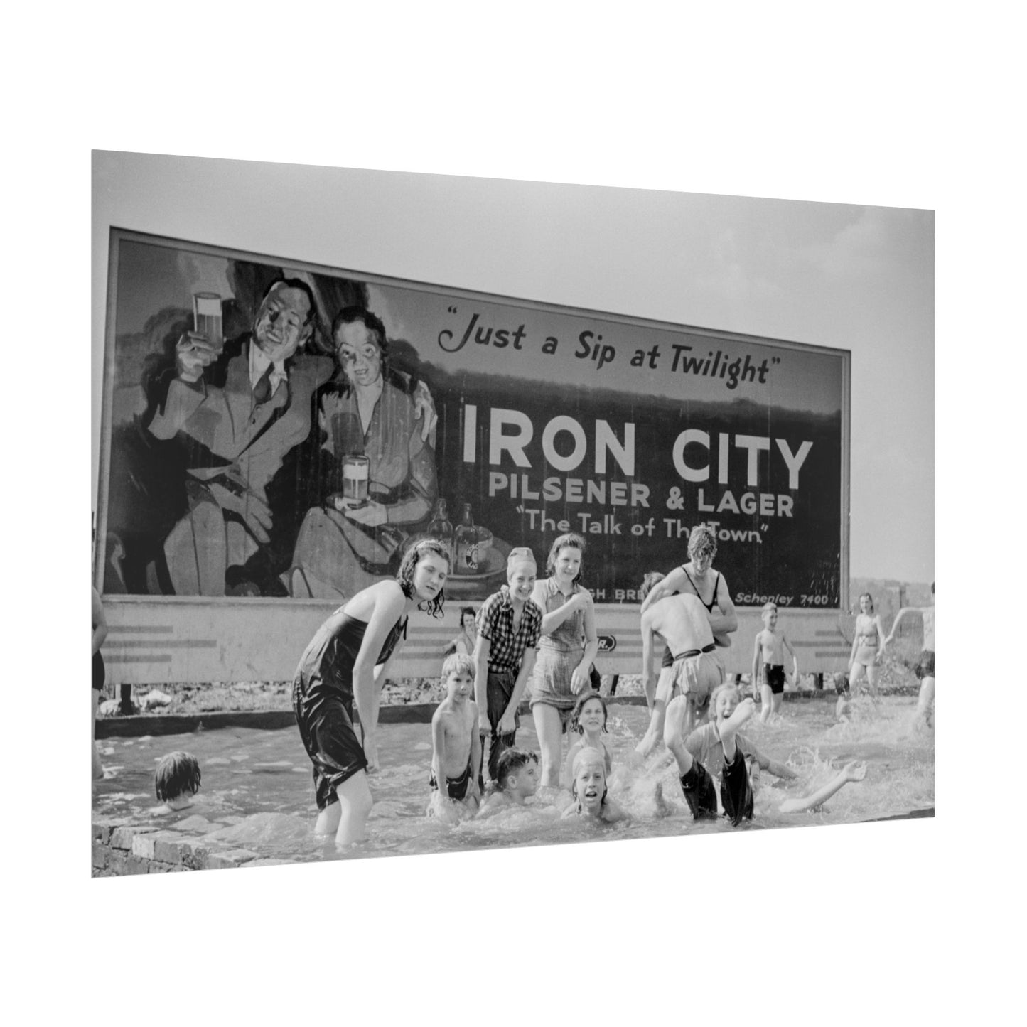 Vintage Pittsburgh Iron City Print