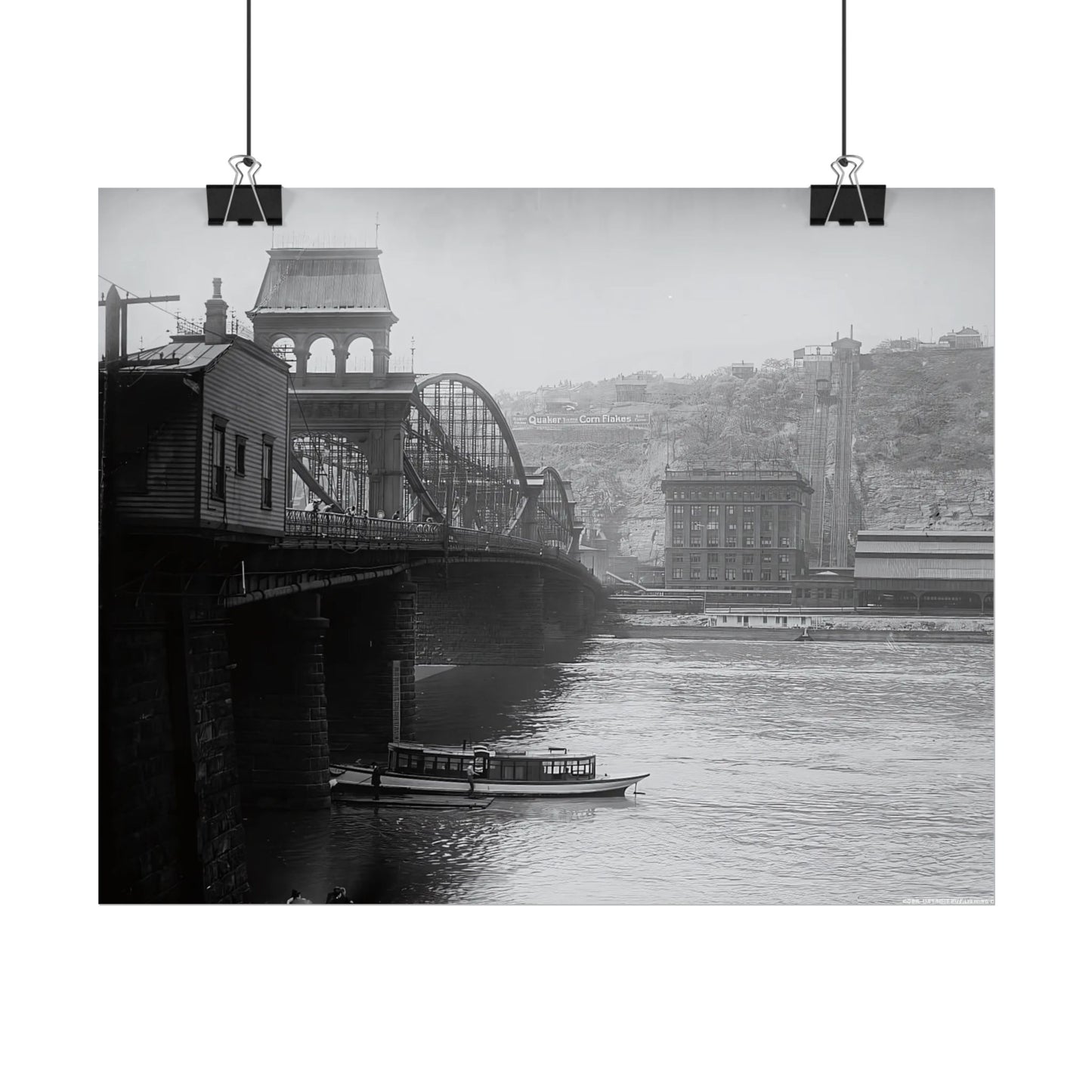 Vintage Pittsburgh Mount Washington Print