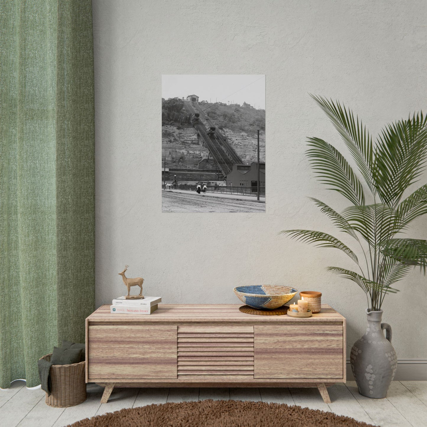 Vintage Pittsburgh Incline Print