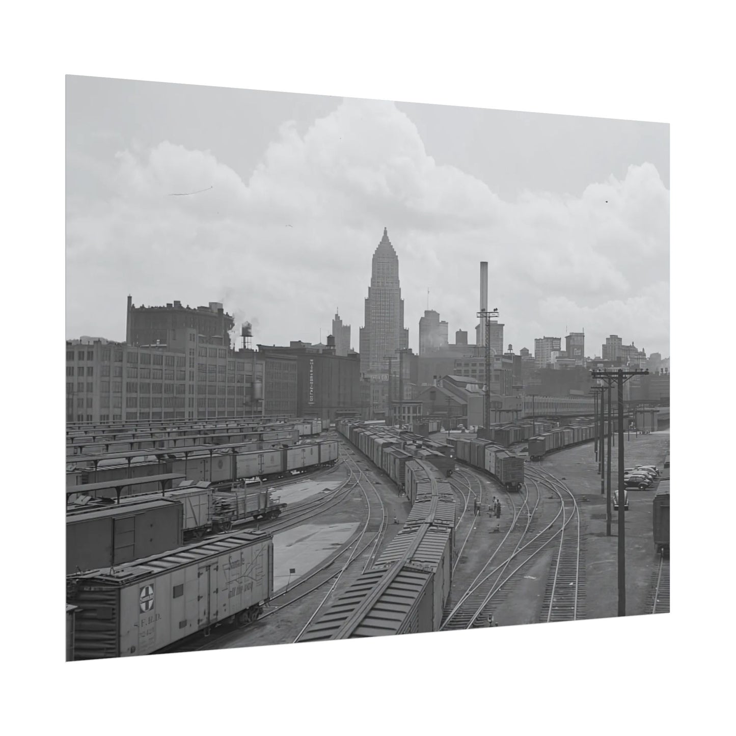 Vintage Pittsburgh Strip District Print