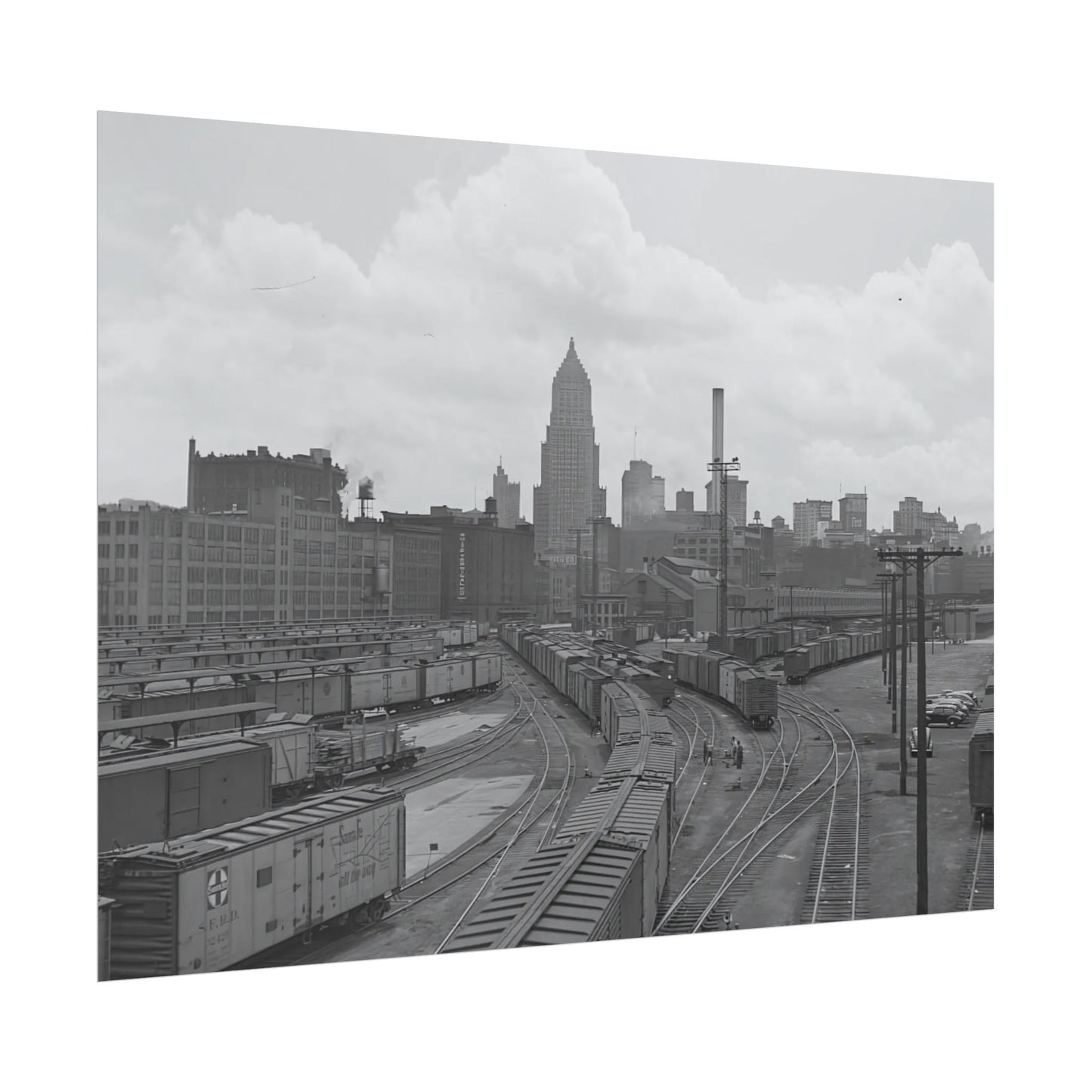 Vintage Pittsburgh Strip District Print