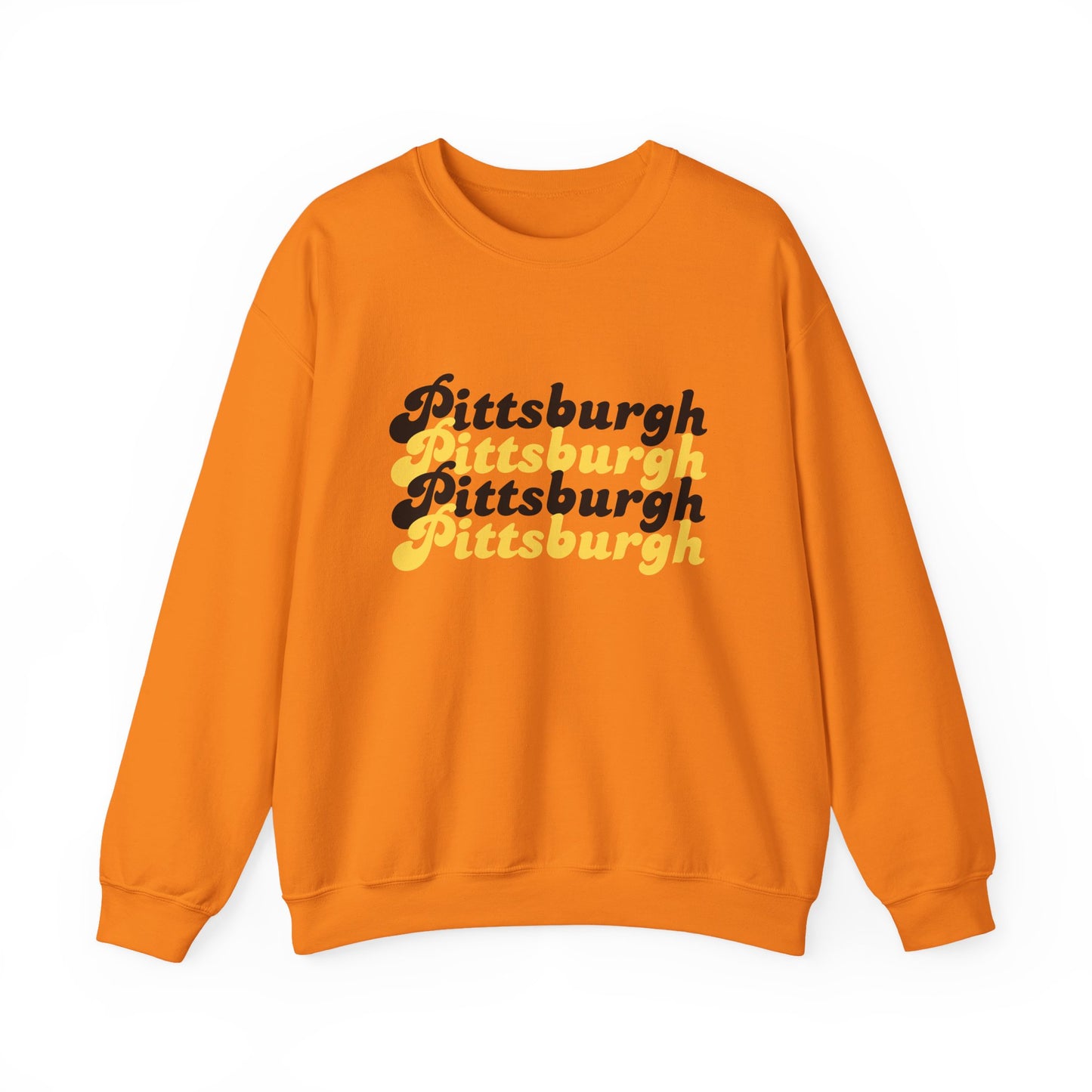 Retro Pittsburgh x4 Crewneck Sweatshirt