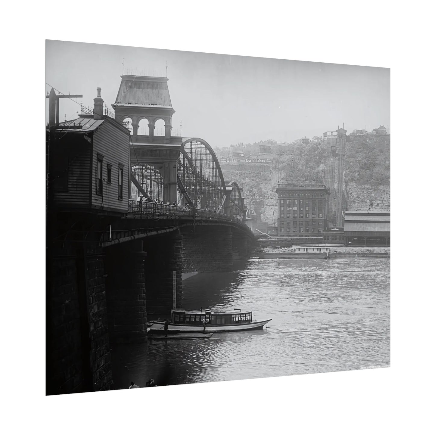 Vintage Pittsburgh Mount Washington Print