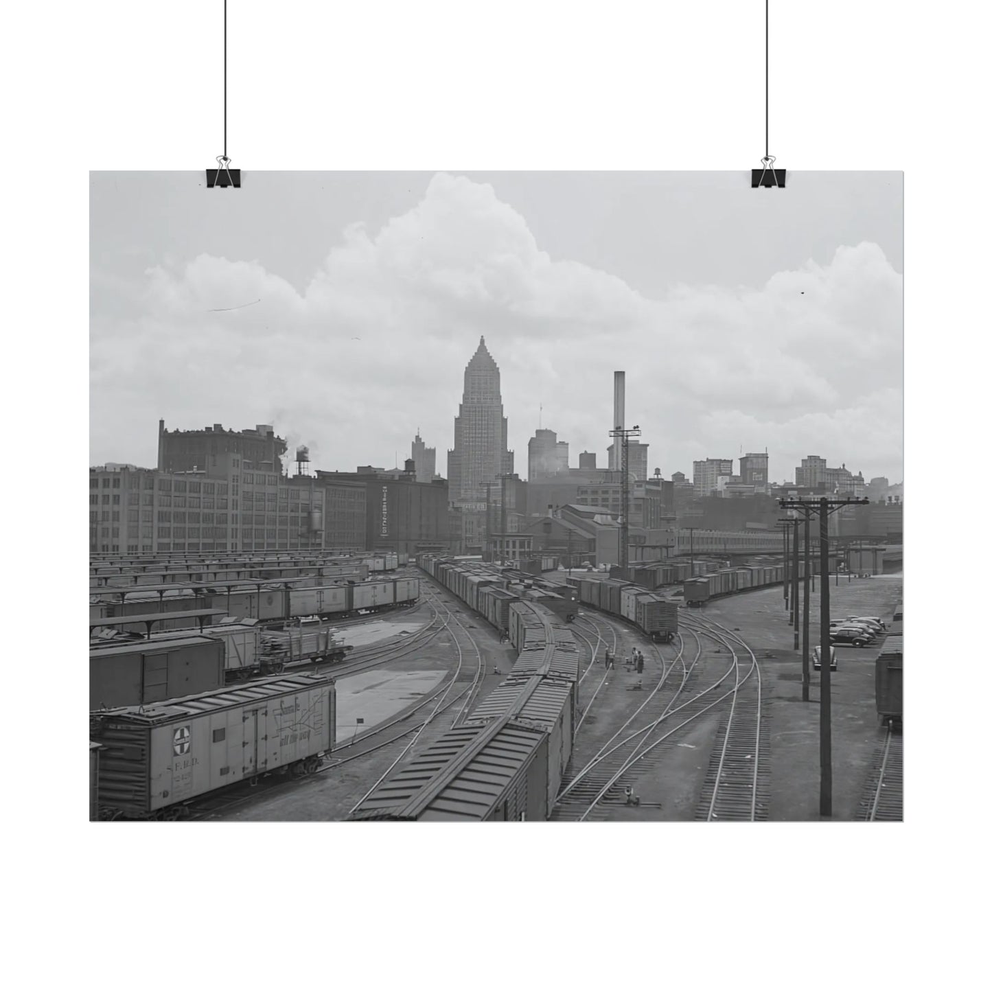Vintage Pittsburgh Strip District Print