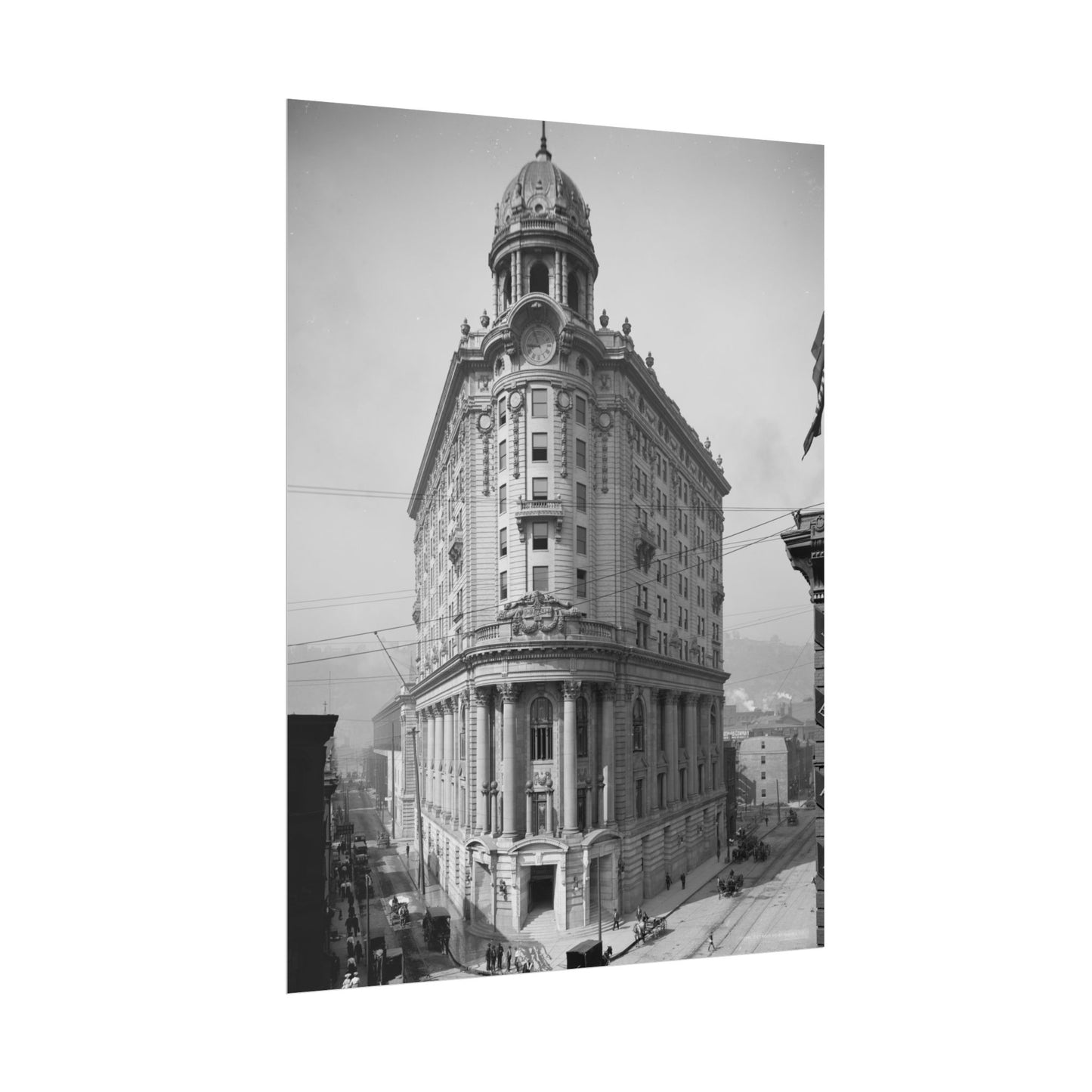 Vintage Pittsburgh Wabash Station Print