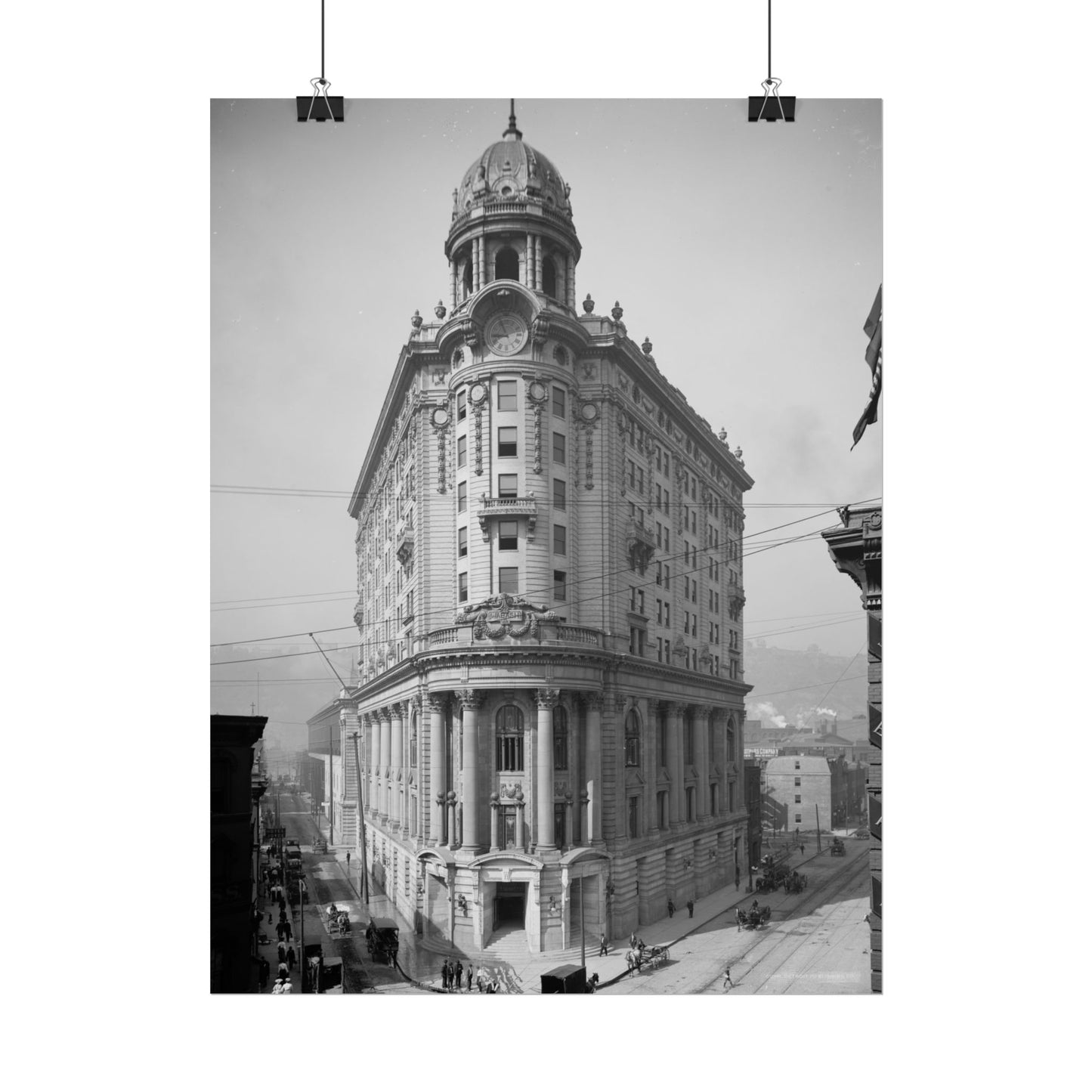 Vintage Pittsburgh Wabash Station Print
