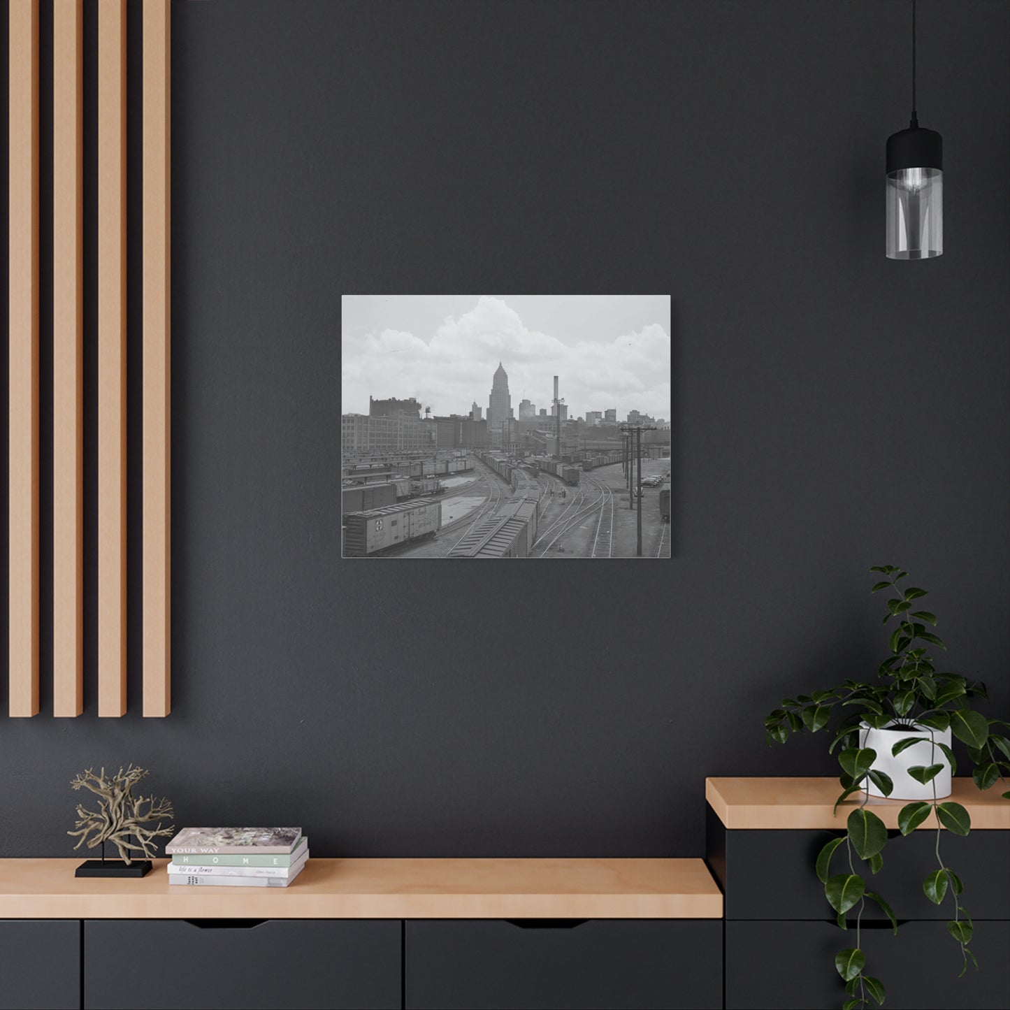 Vintage Pittsburgh Strip District Canvas Print