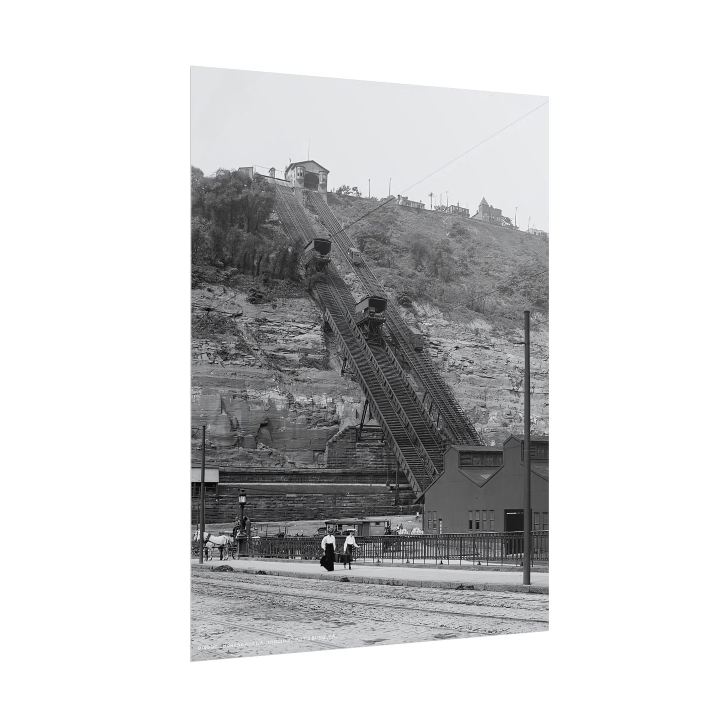 Vintage Pittsburgh Incline Print
