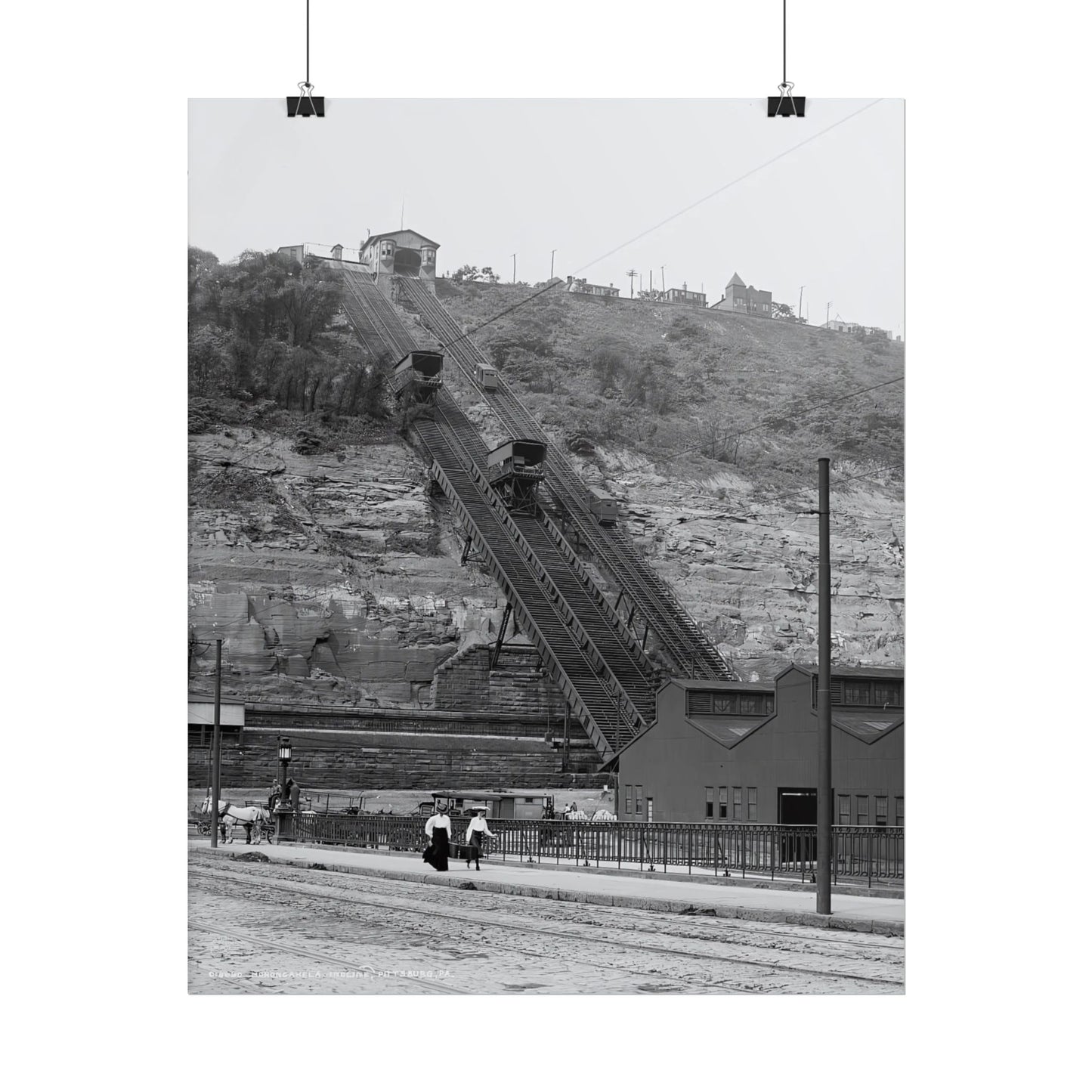 Vintage Pittsburgh Incline Print