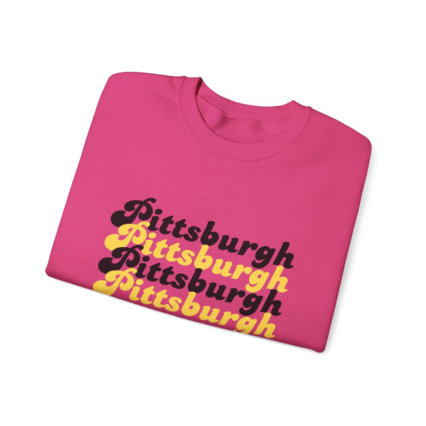 Retro Pittsburgh x4 Crewneck Sweatshirt