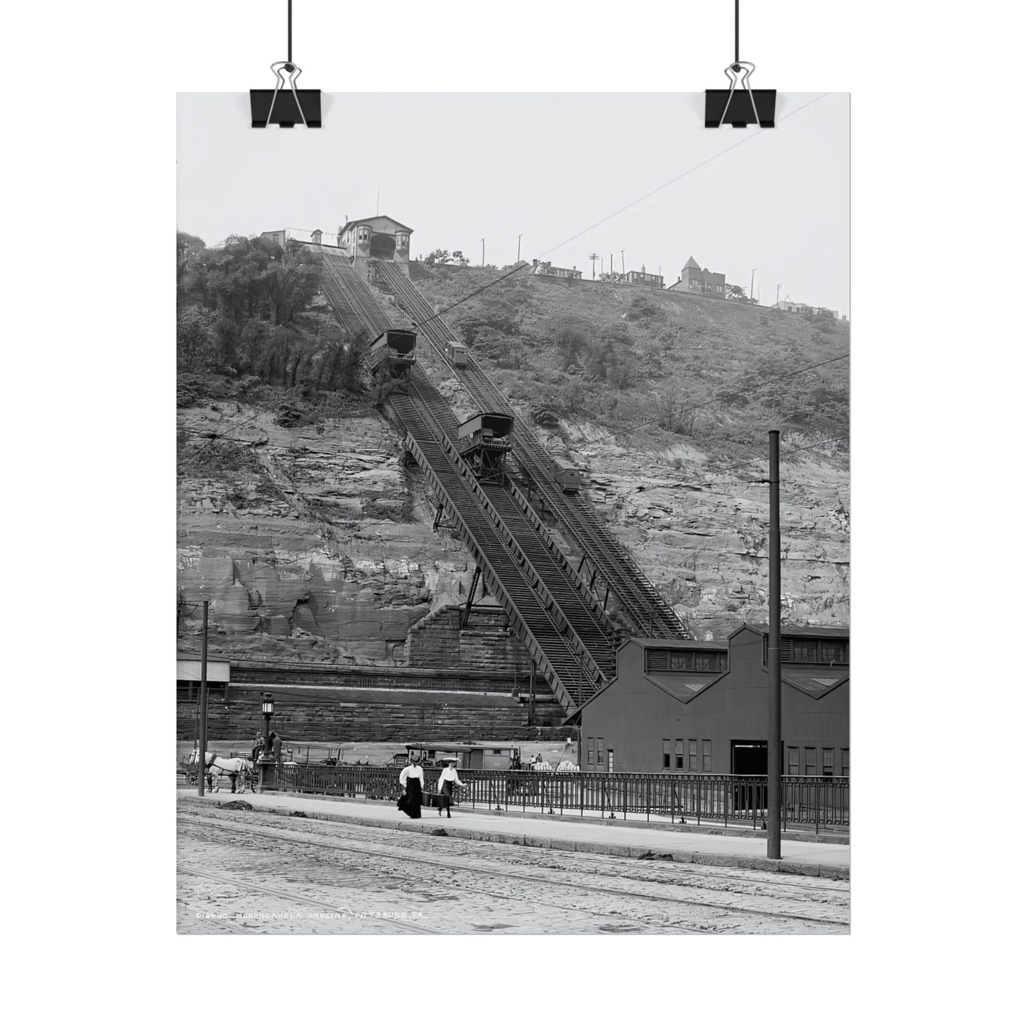 Vintage Pittsburgh Incline Print