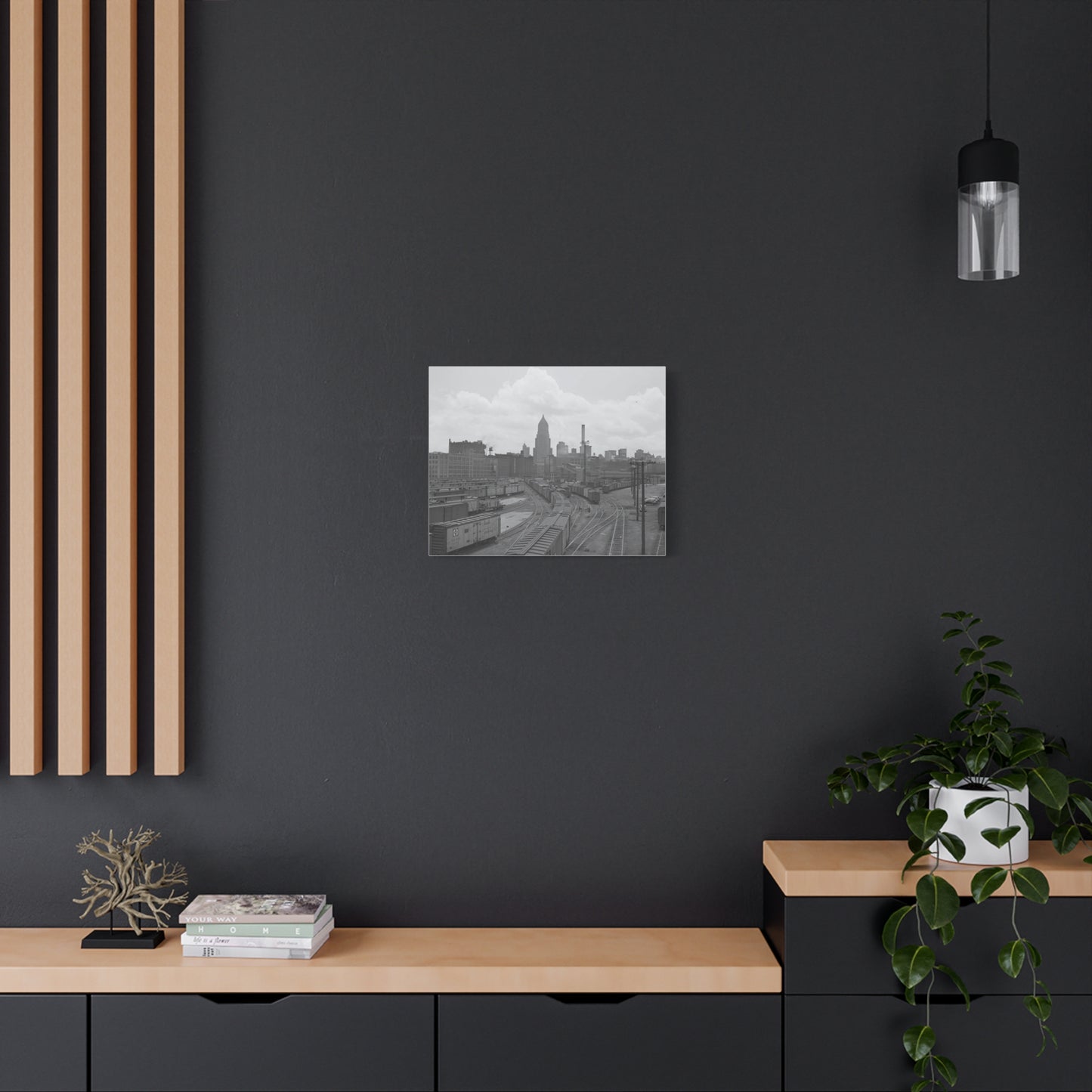 Vintage Pittsburgh Strip District Canvas Print