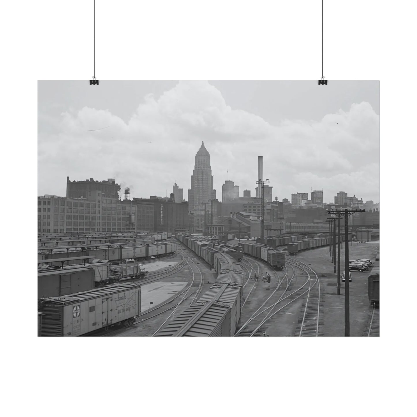 Vintage Pittsburgh Strip District Print