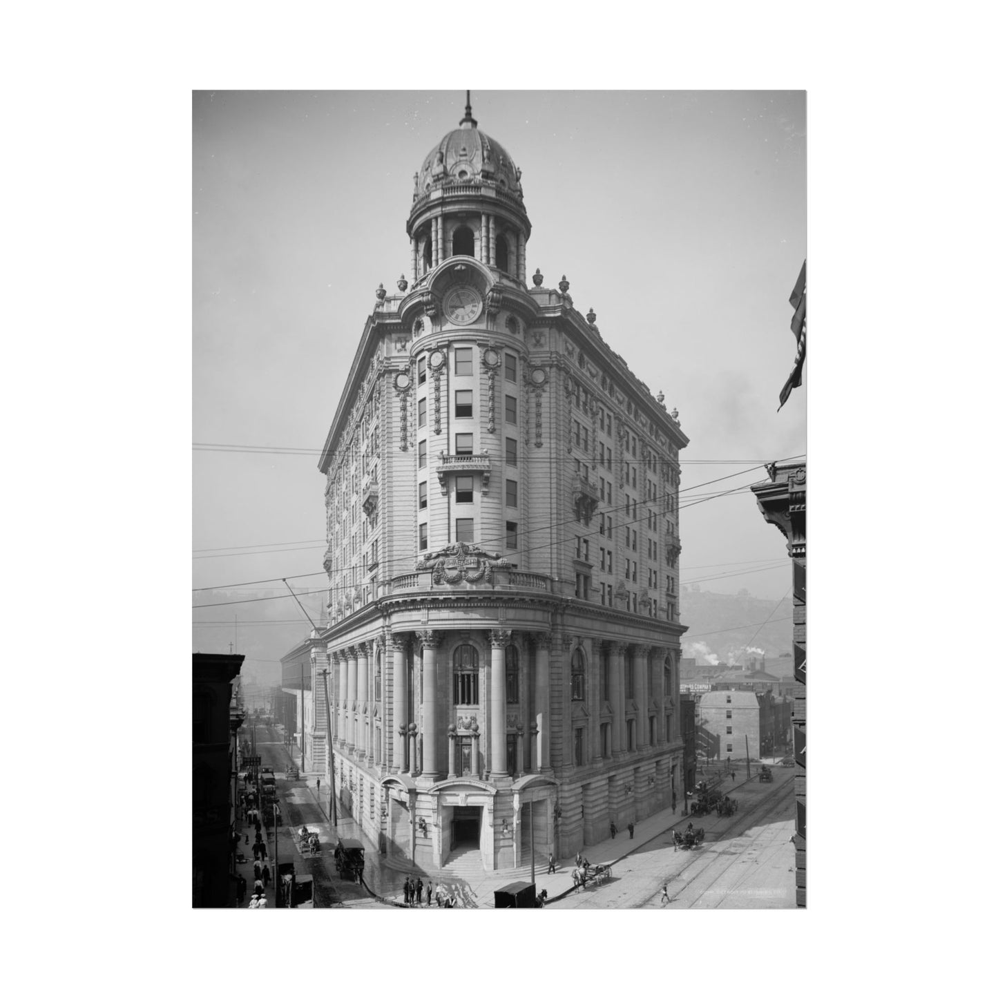 Vintage Pittsburgh Wabash Station Print