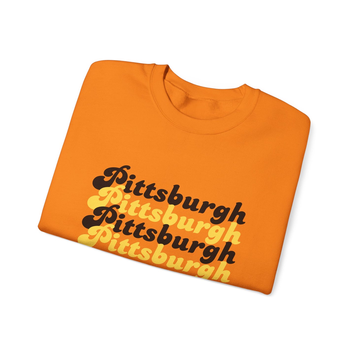 Retro Pittsburgh x4 Crewneck Sweatshirt
