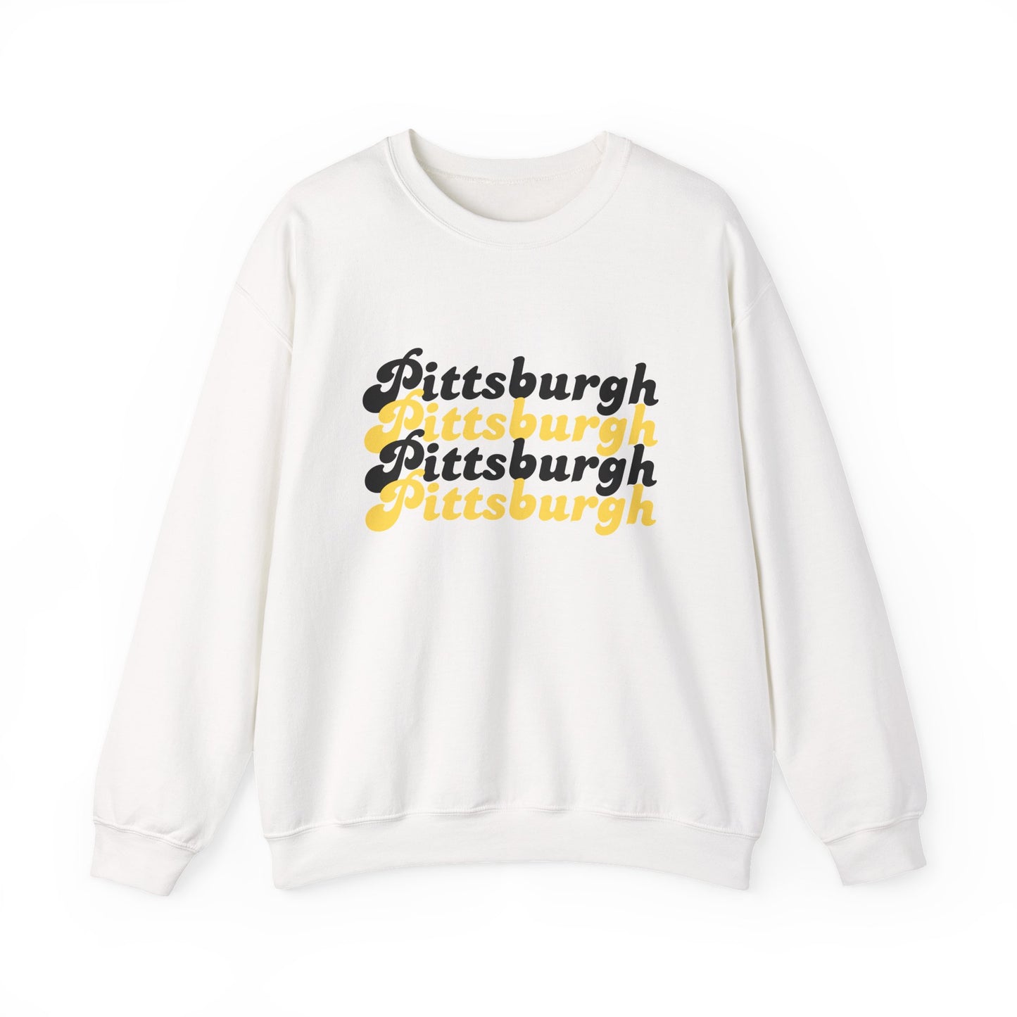 Retro Pittsburgh x4 Crewneck Sweatshirt