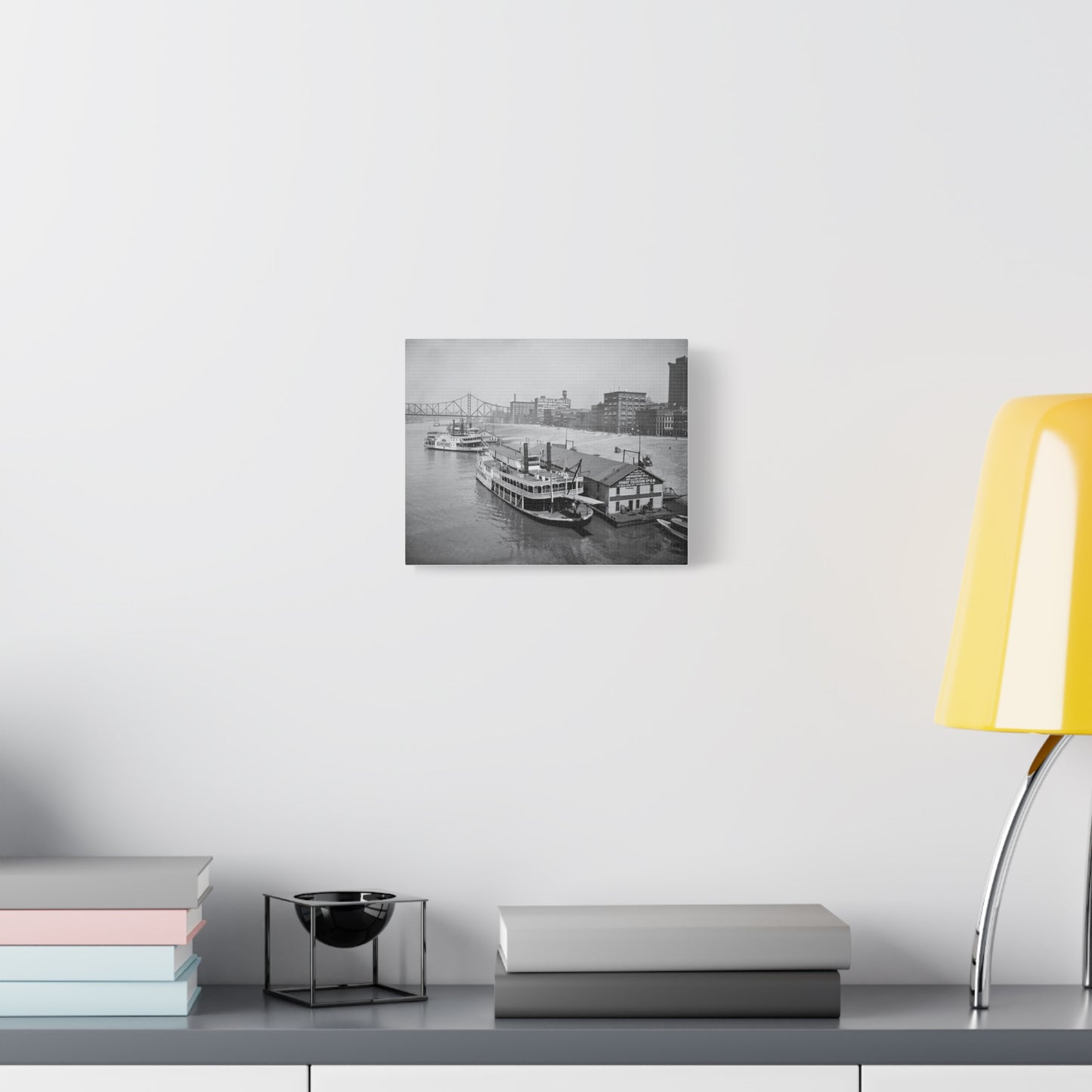 Vintage Pittsburgh Riverboat Canvas Print