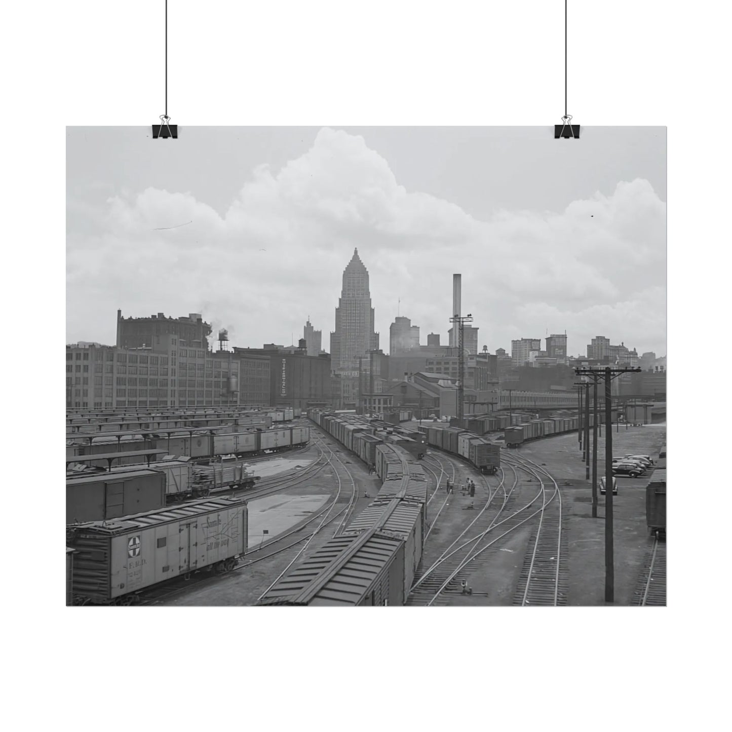 Vintage Pittsburgh Strip District Print