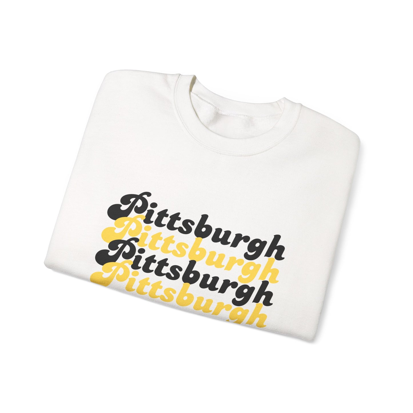 Retro Pittsburgh x4 Crewneck Sweatshirt