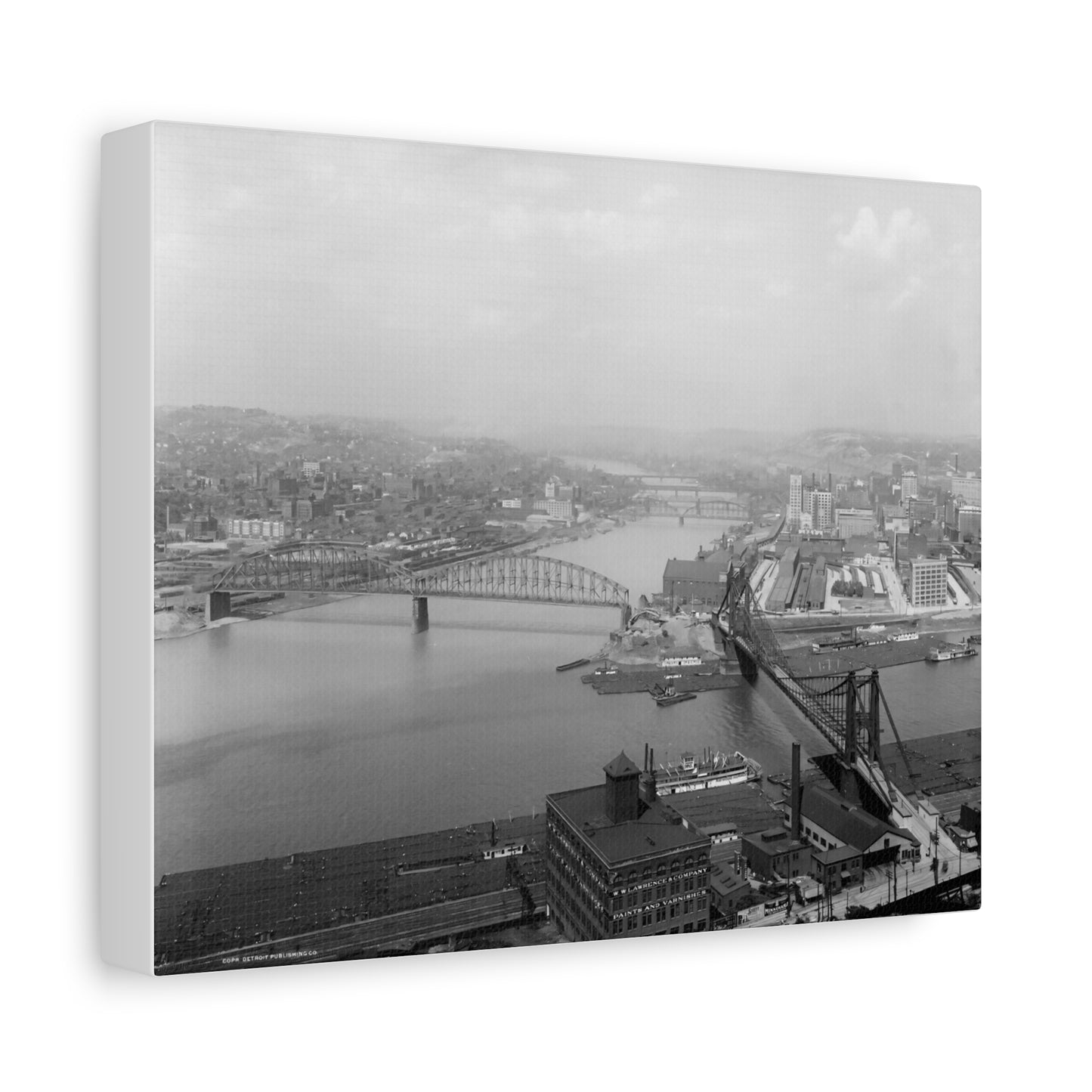 Vintage Pittsburgh Point Canvas Print