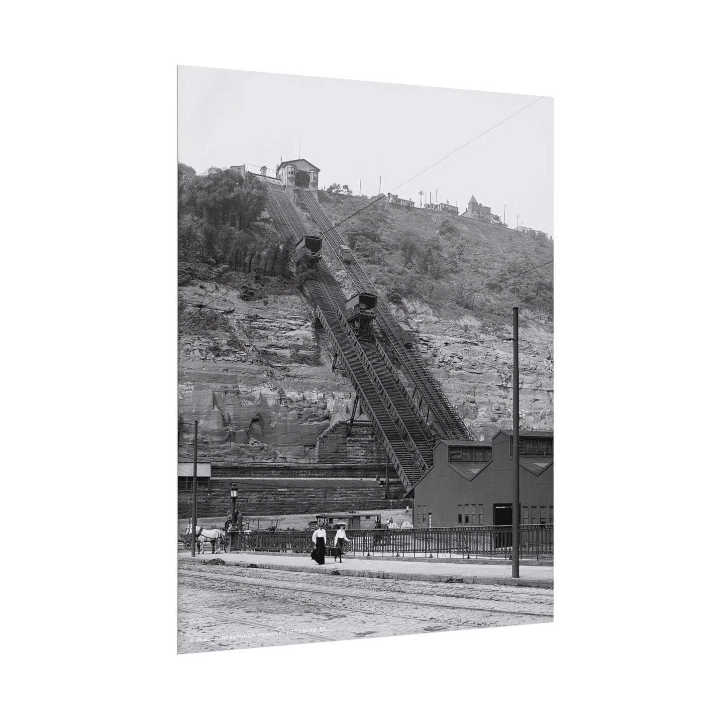 Vintage Pittsburgh Incline Print