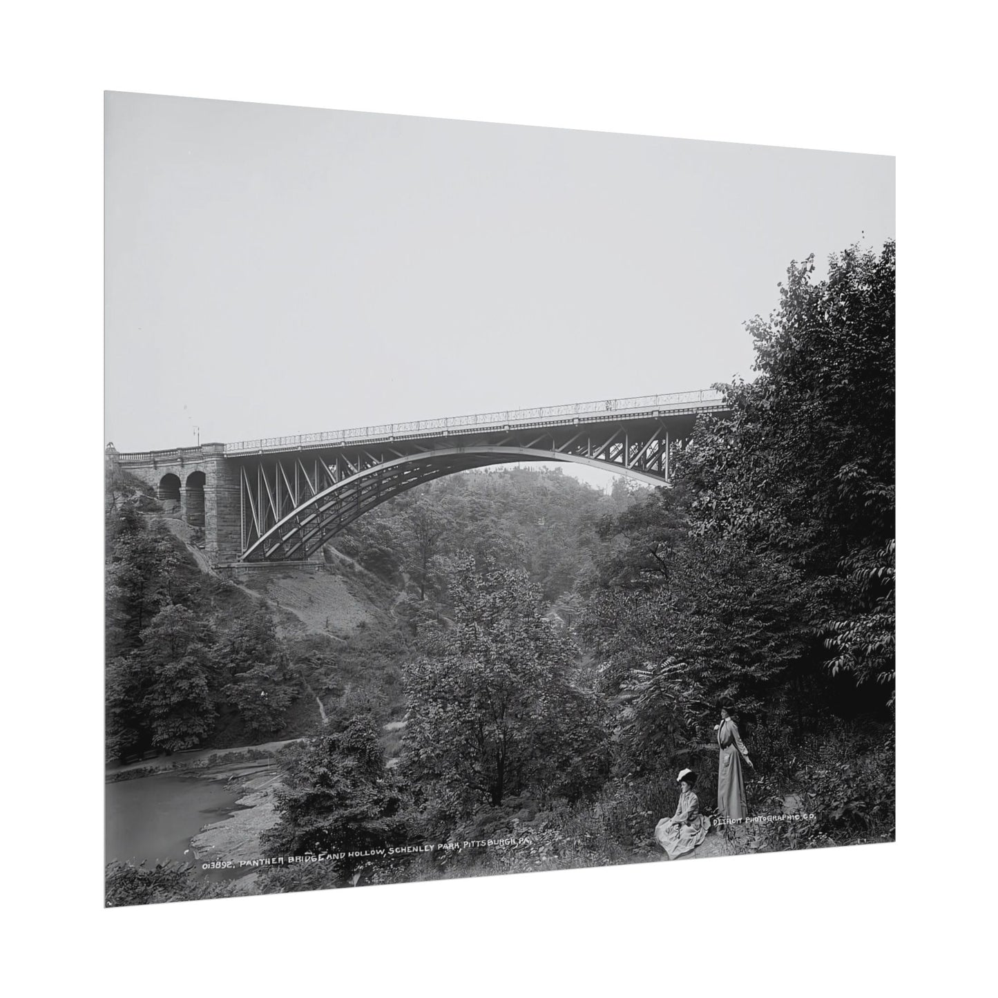 Vintage Pittsburgh Schenley Park Print