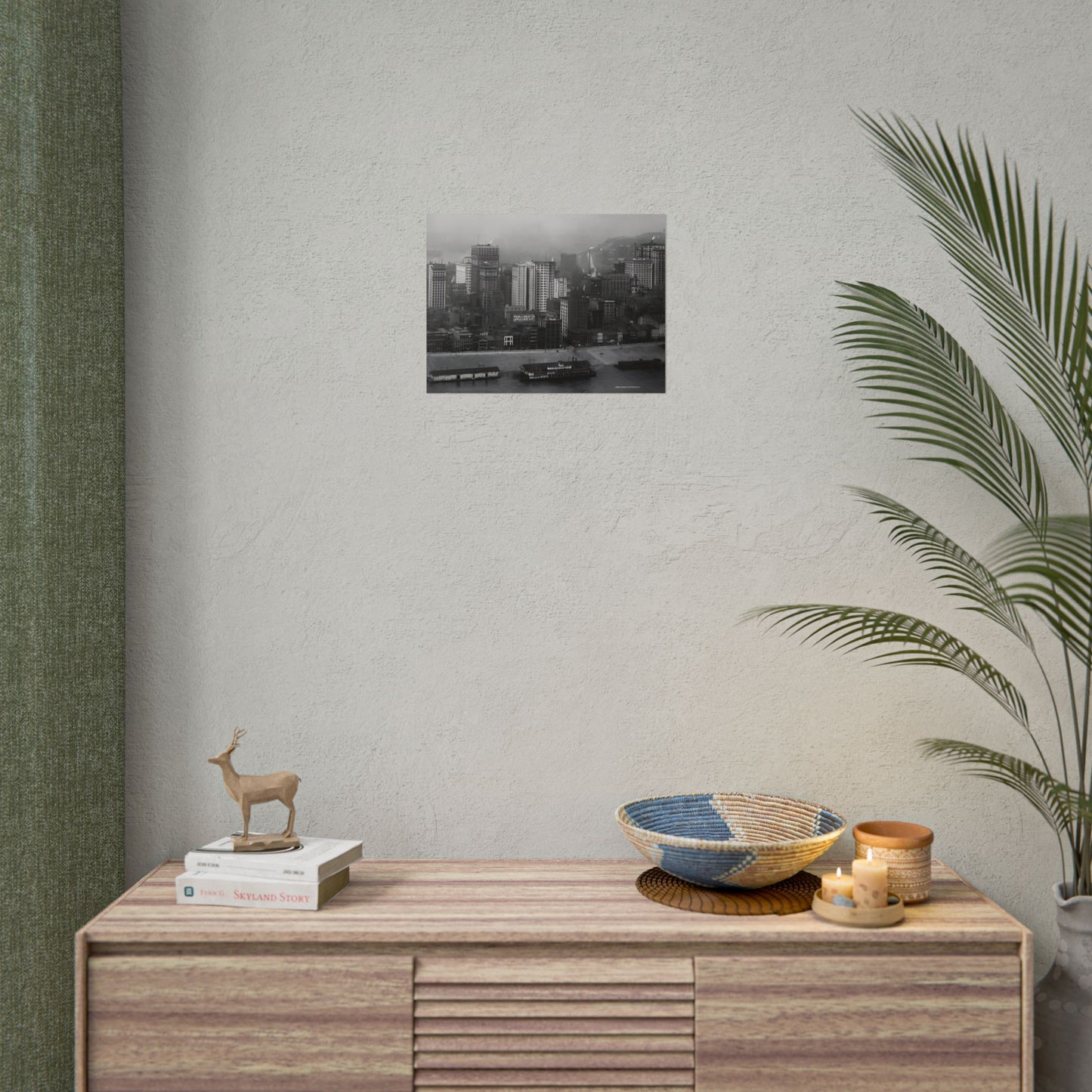 Vintage Pittsburgh Skyline Print