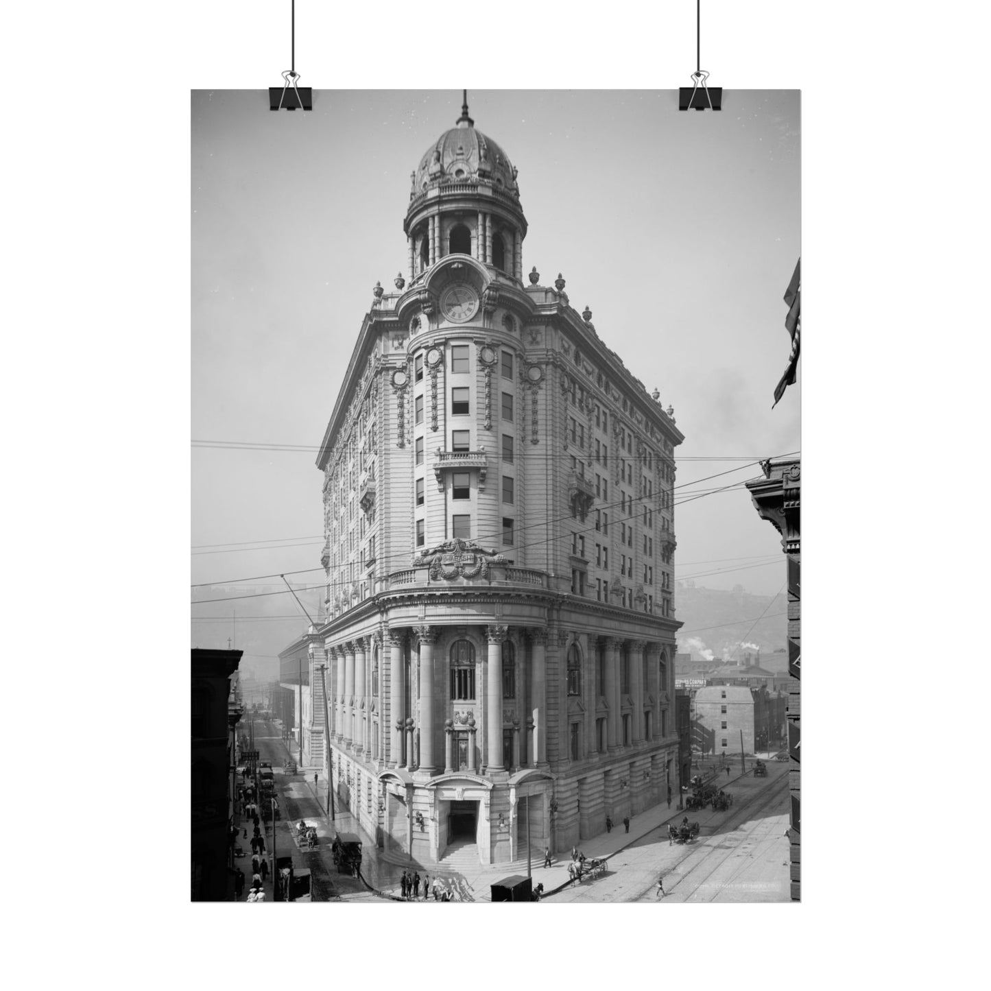Vintage Pittsburgh Wabash Station Print