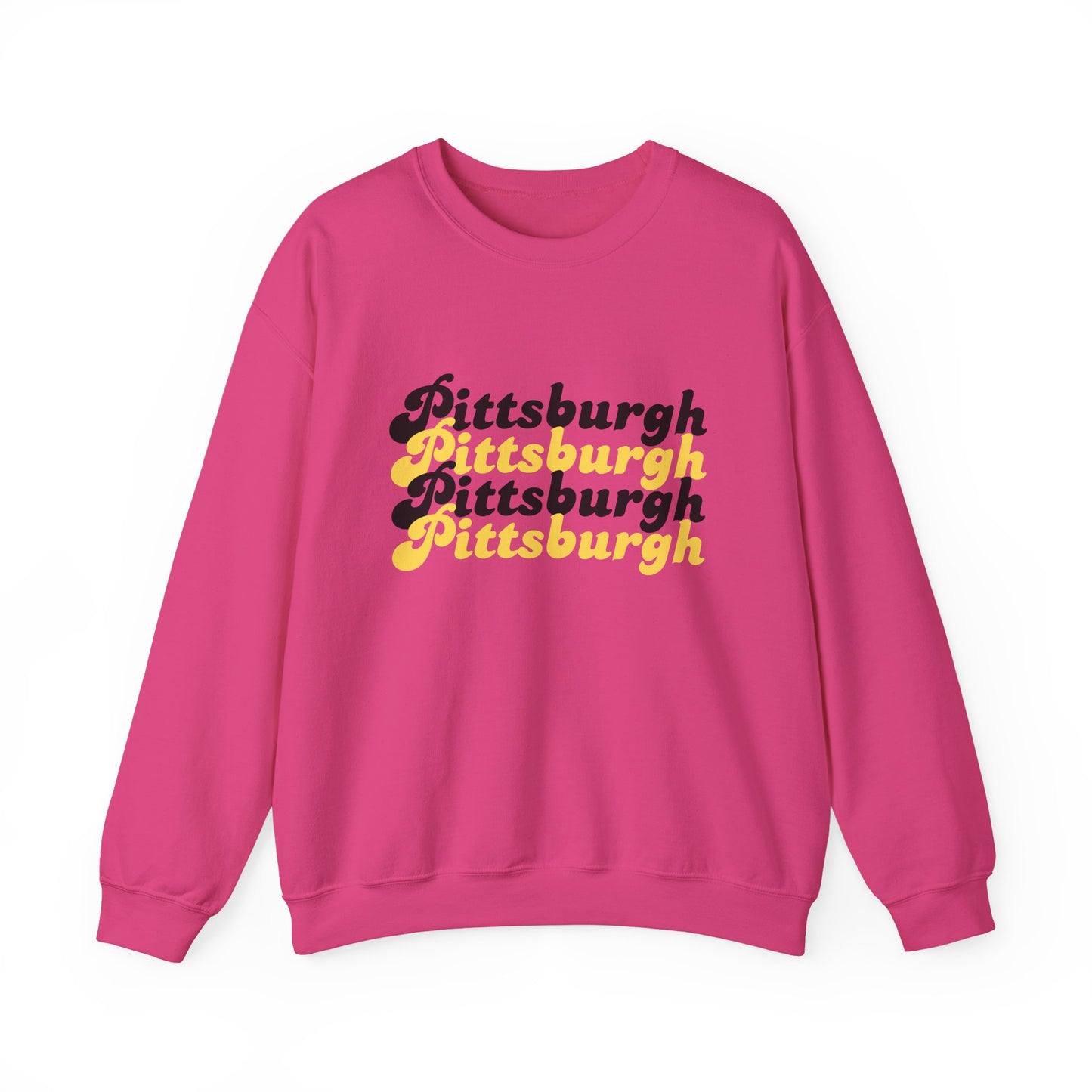 Retro Pittsburgh x4 Crewneck Sweatshirt