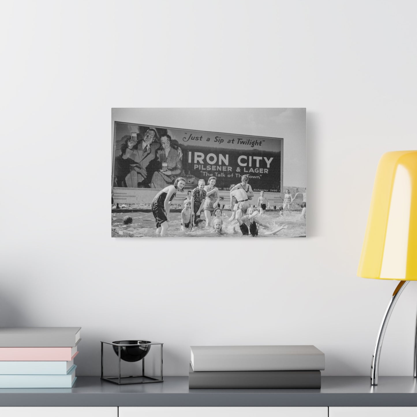 Vintage Pittsburgh Iron City Canvas Print