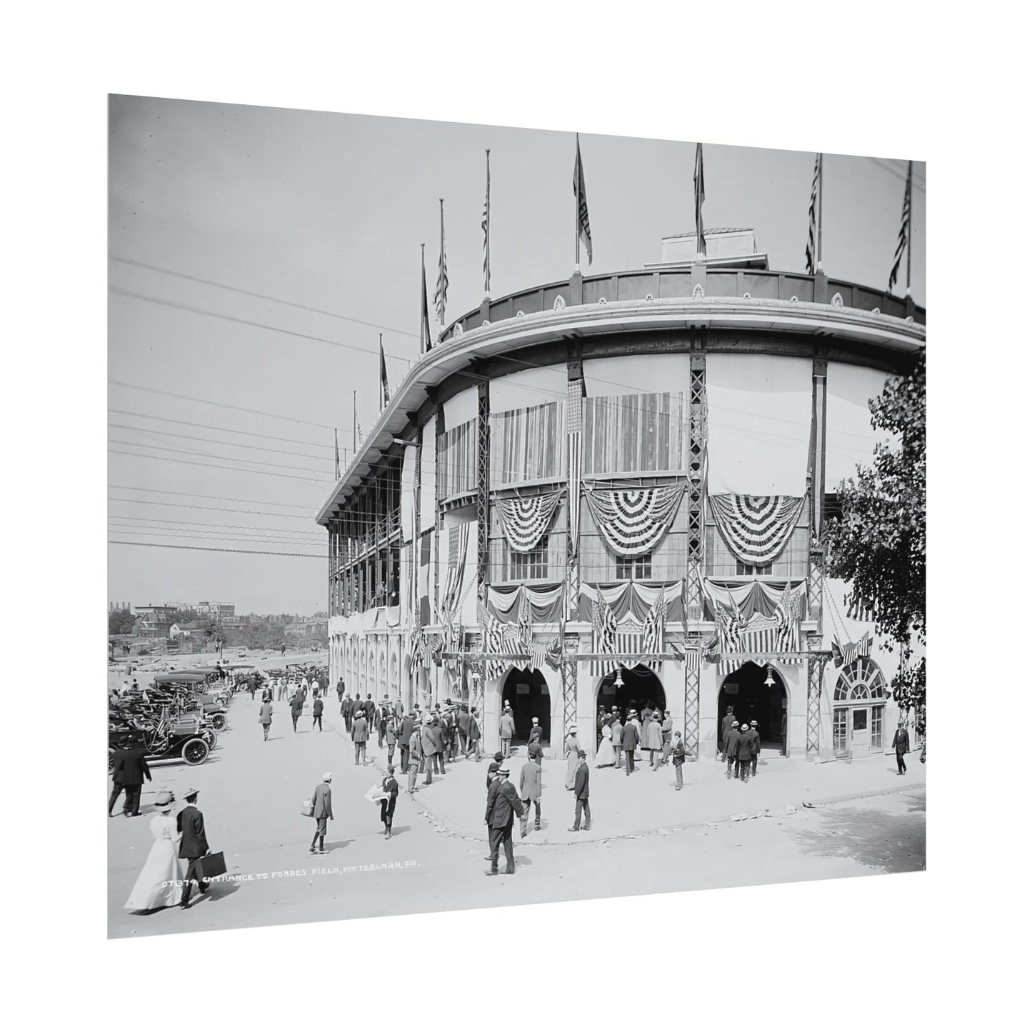 Vintage Pittsburgh Forbes Field Print