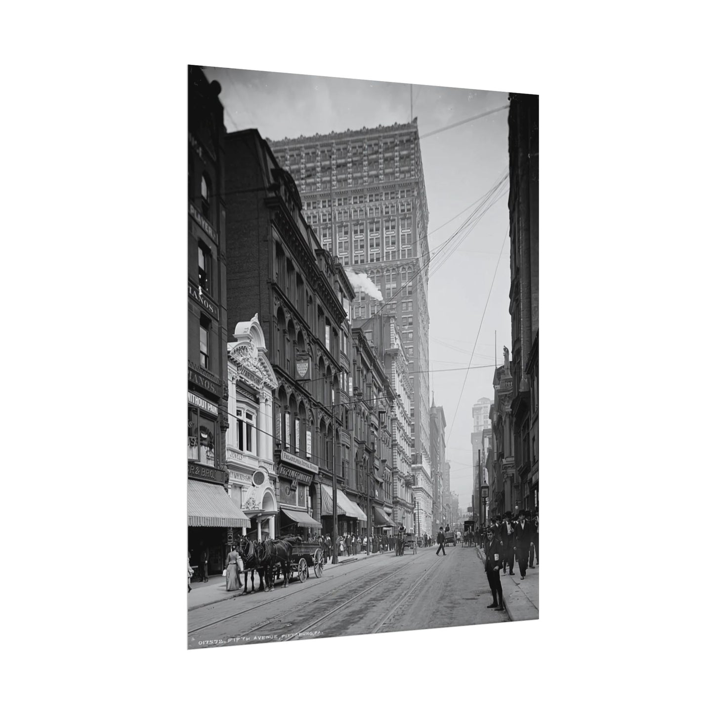 Vintage Pittsburgh Fifth Ave 2 Print