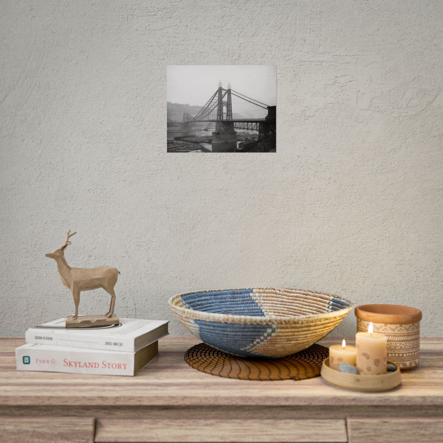 Vintage Pittsburgh Point Bridge Print