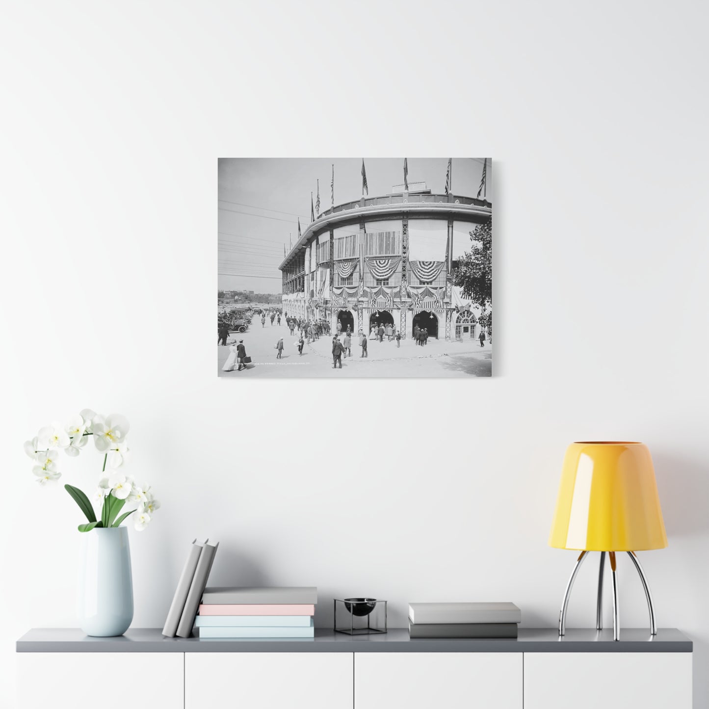 Vintage Pittsburgh Forbes Field Canvas Print