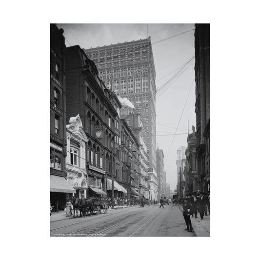 Vintage Pittsburgh Fifth Ave 2 Print