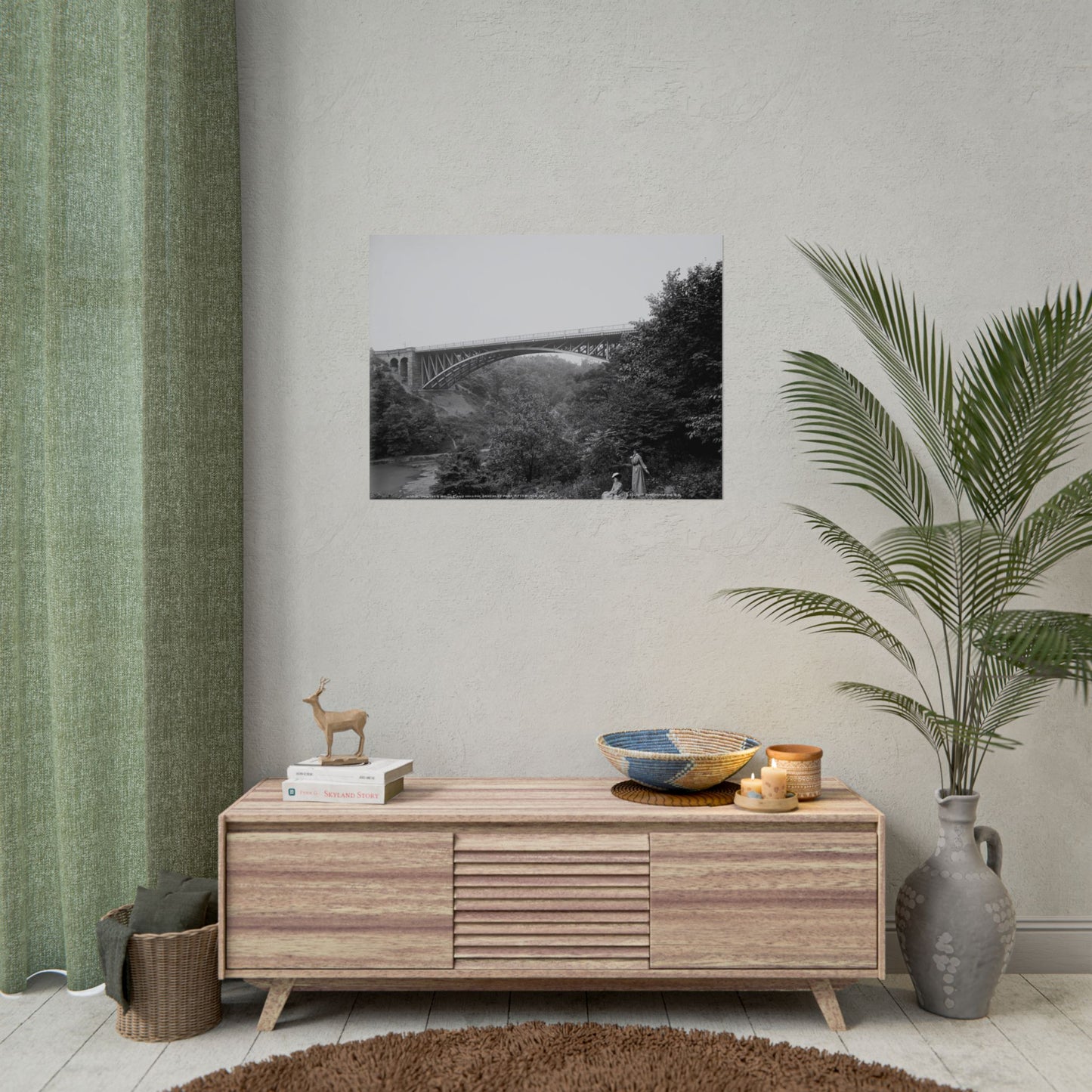 Vintage Pittsburgh Schenley Park Print