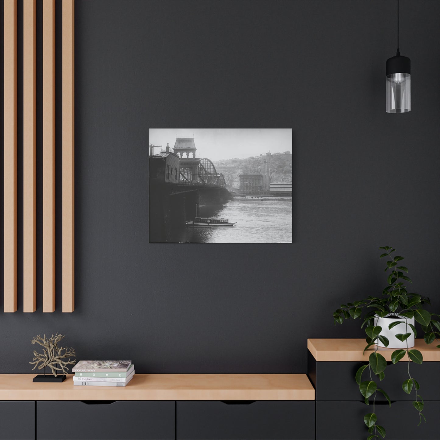 Vintage Pittsburgh Mount Washington Canvas Print