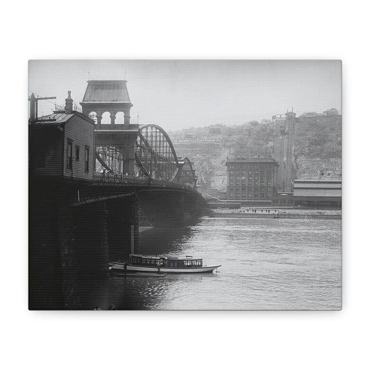 Vintage Pittsburgh Mount Washington Canvas Print