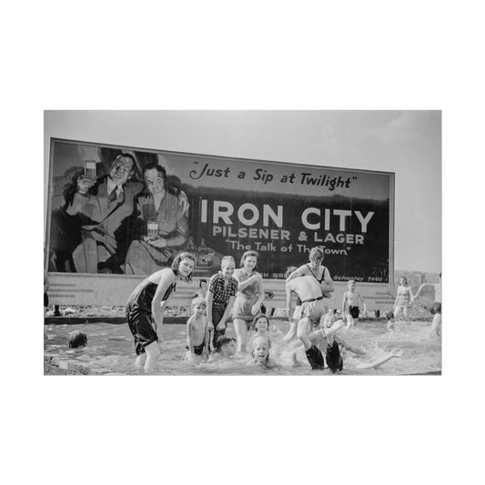 Vintage Pittsburgh Iron City Print